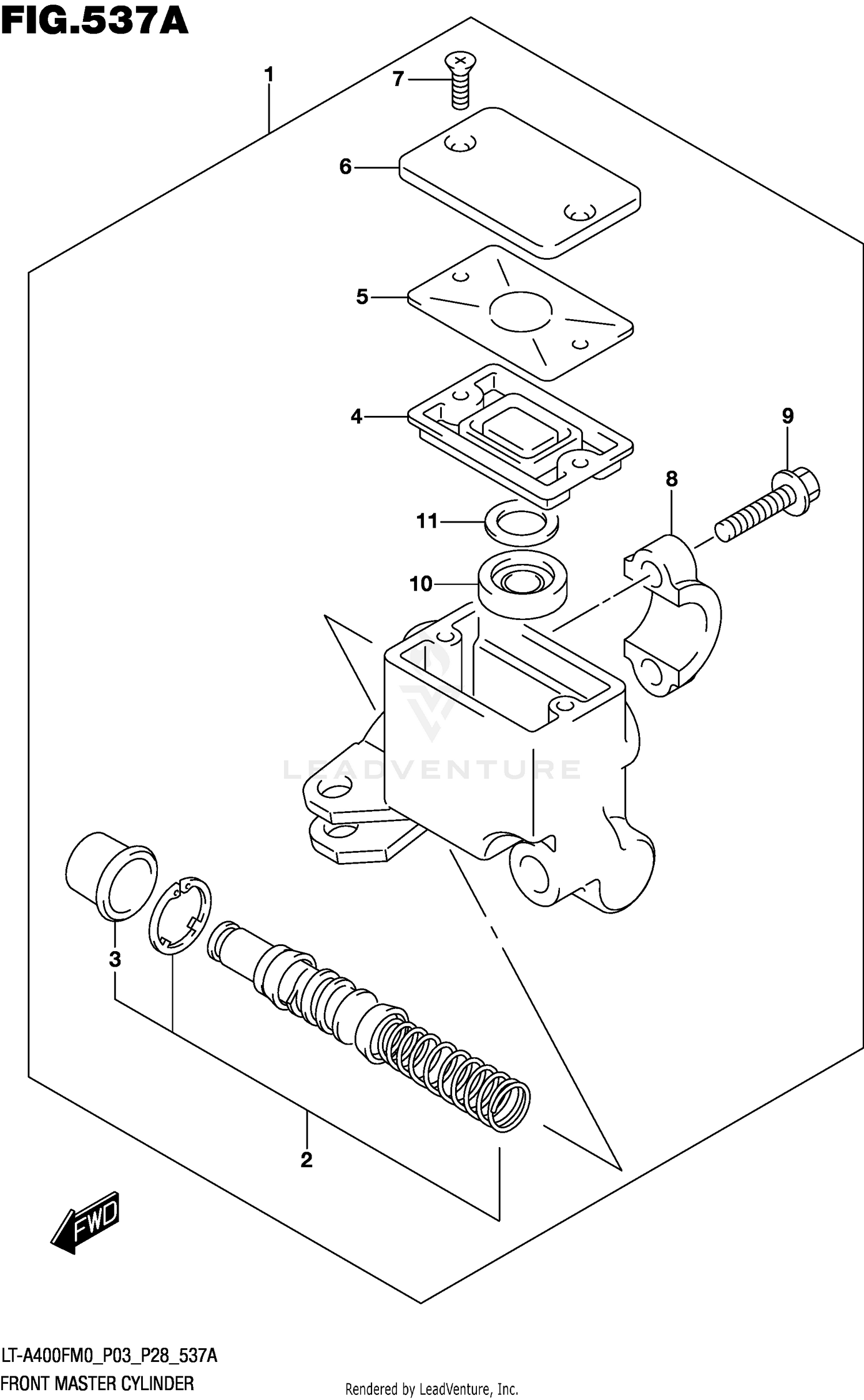 FRONT MASTER CYLINDER