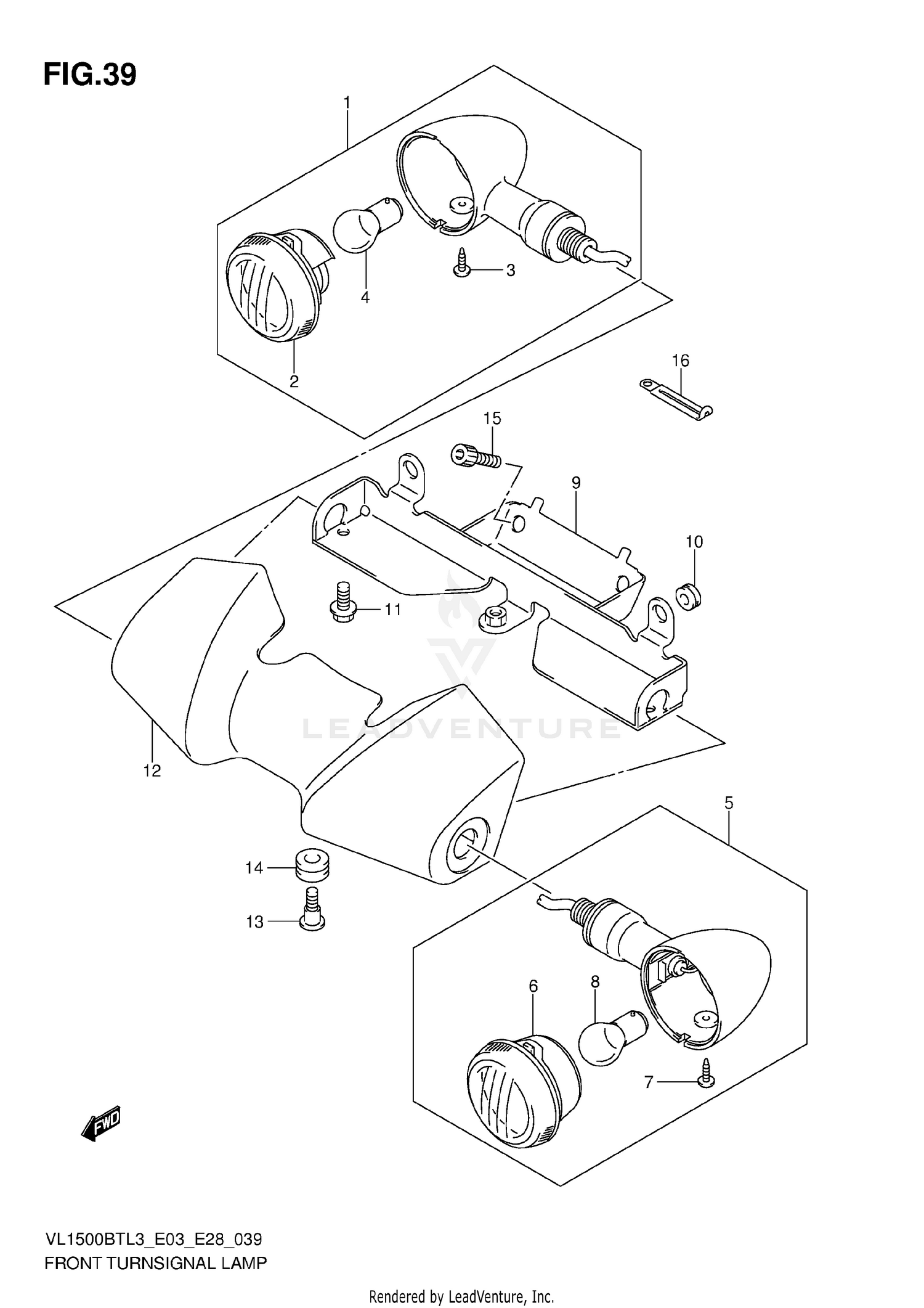 FRONT TURNSIGNAL LAMP
