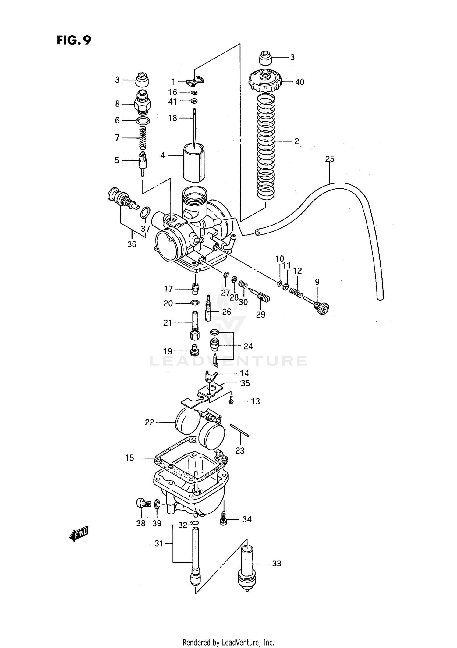 CARBURETOR (MODEL H/J/K)