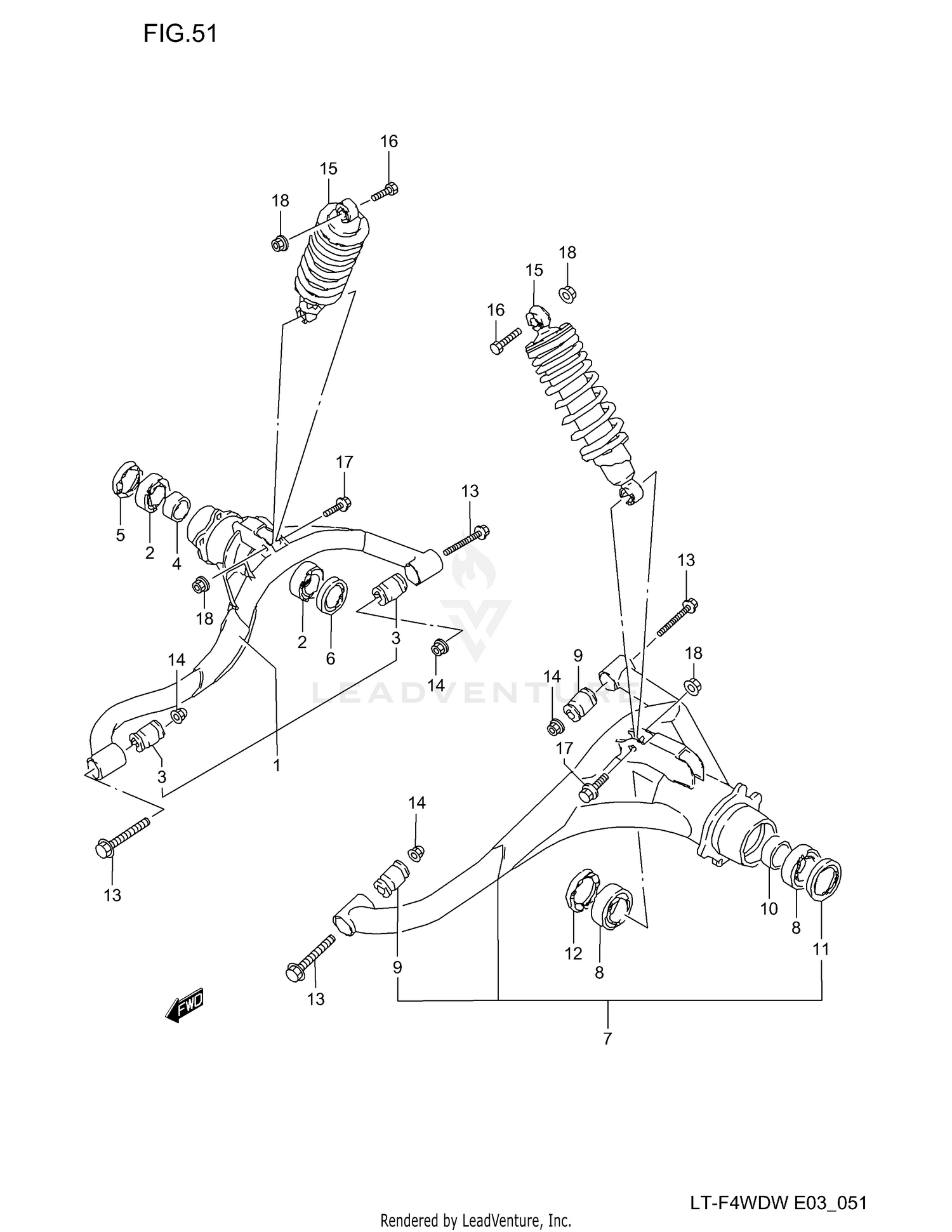 REAR SUSPENSION ARM