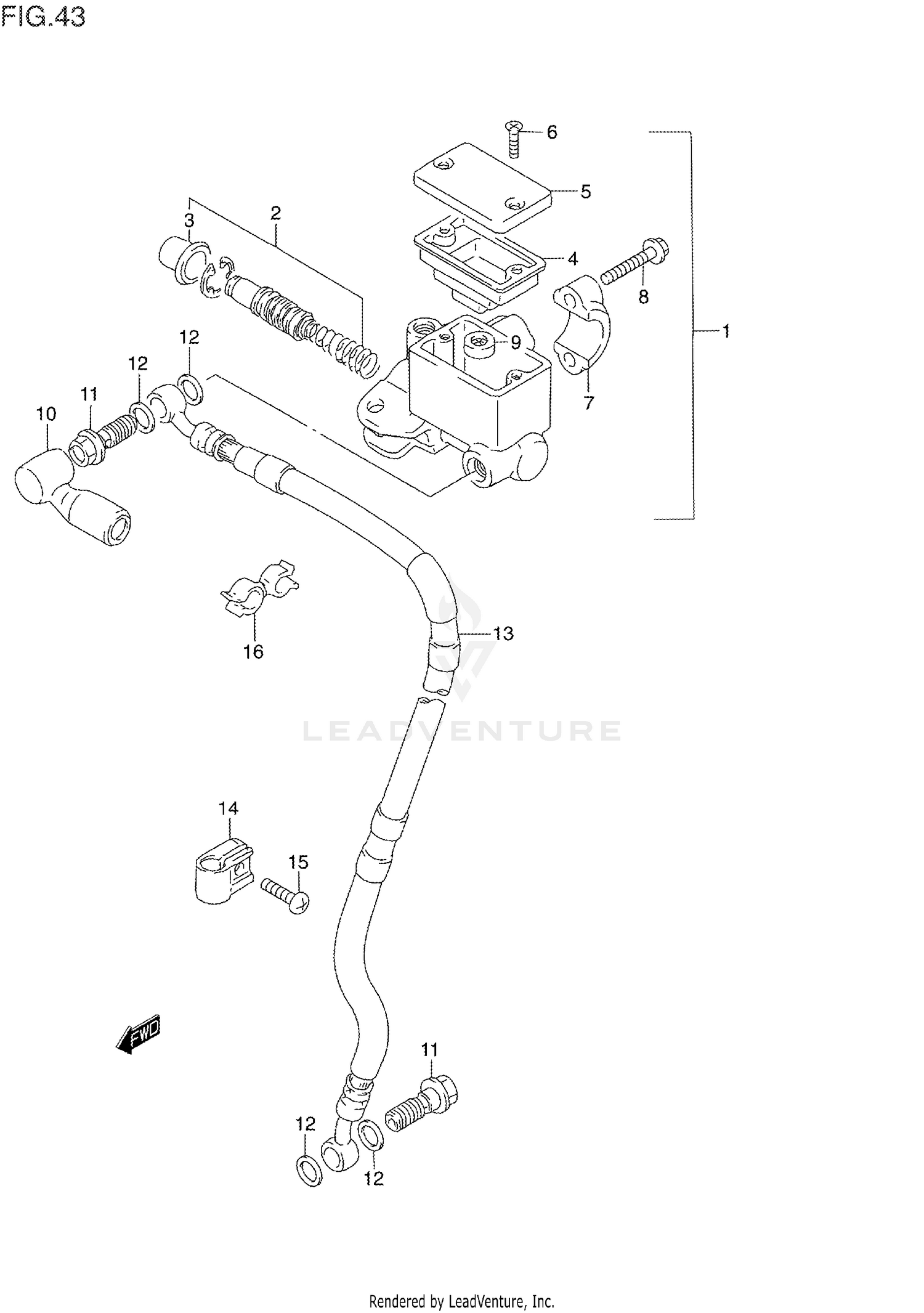 FRONT MASTER CYLINDER