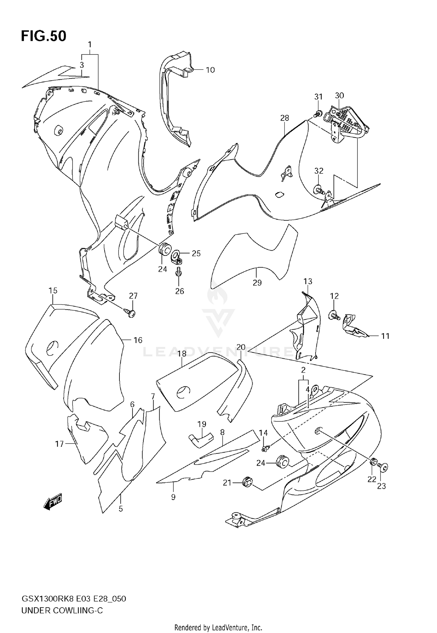 UNDER COWLING (MODEL K8)