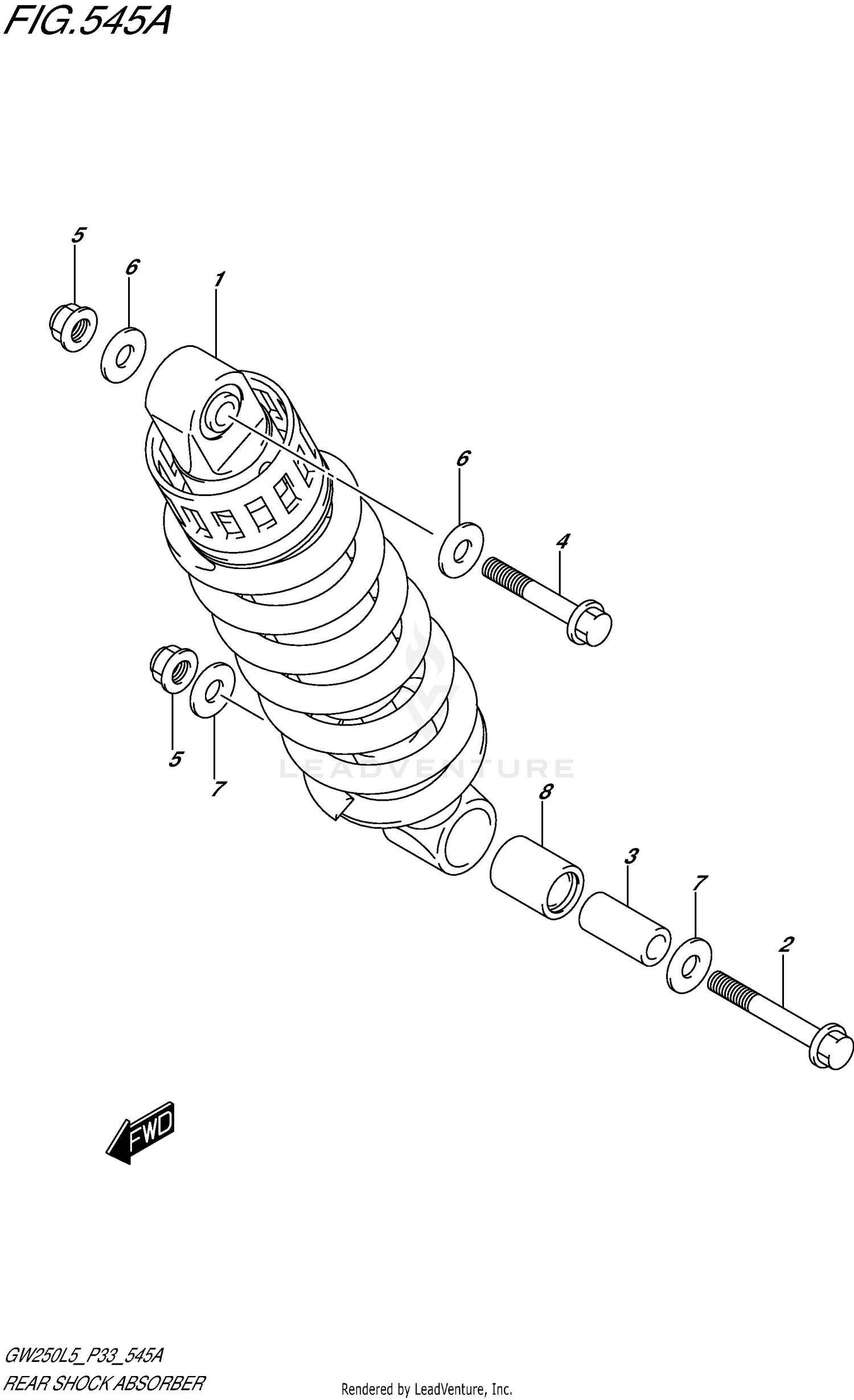 REAR SHOCK ABSORBER