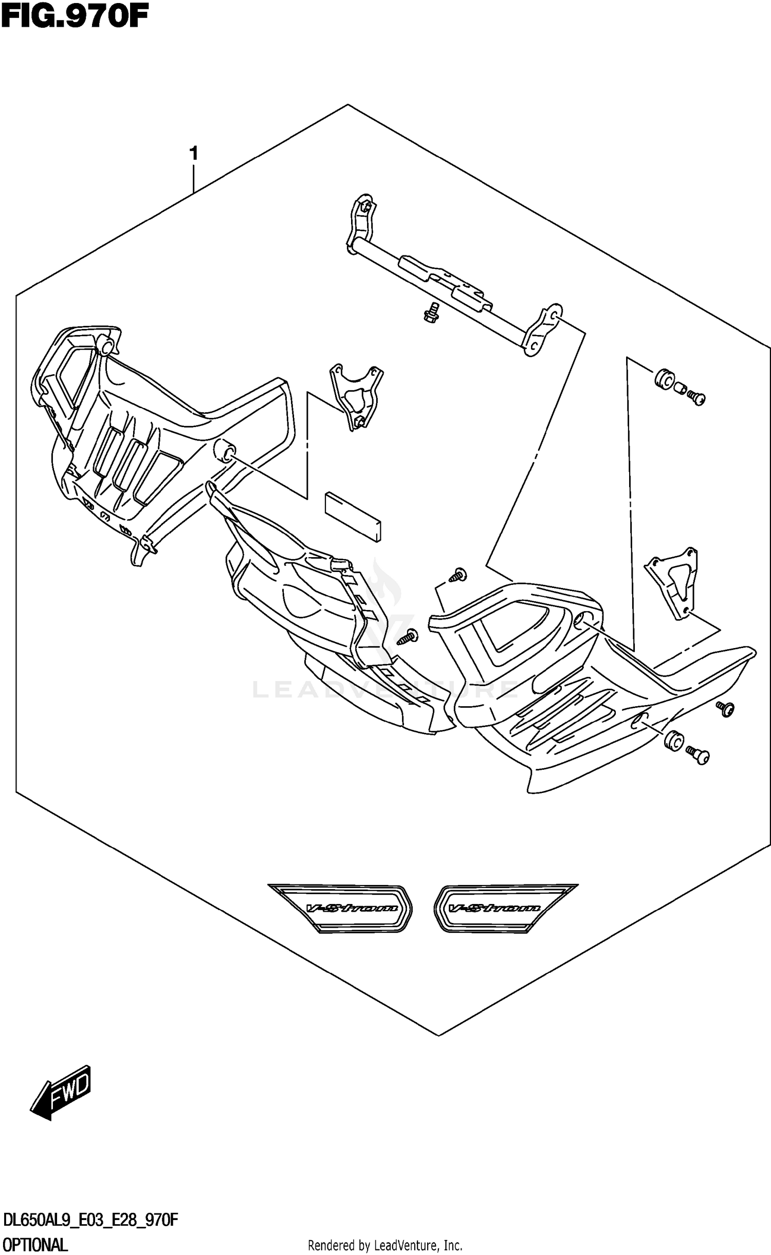 OPTIONAL (UNDER COWLING SET) (DL650A)