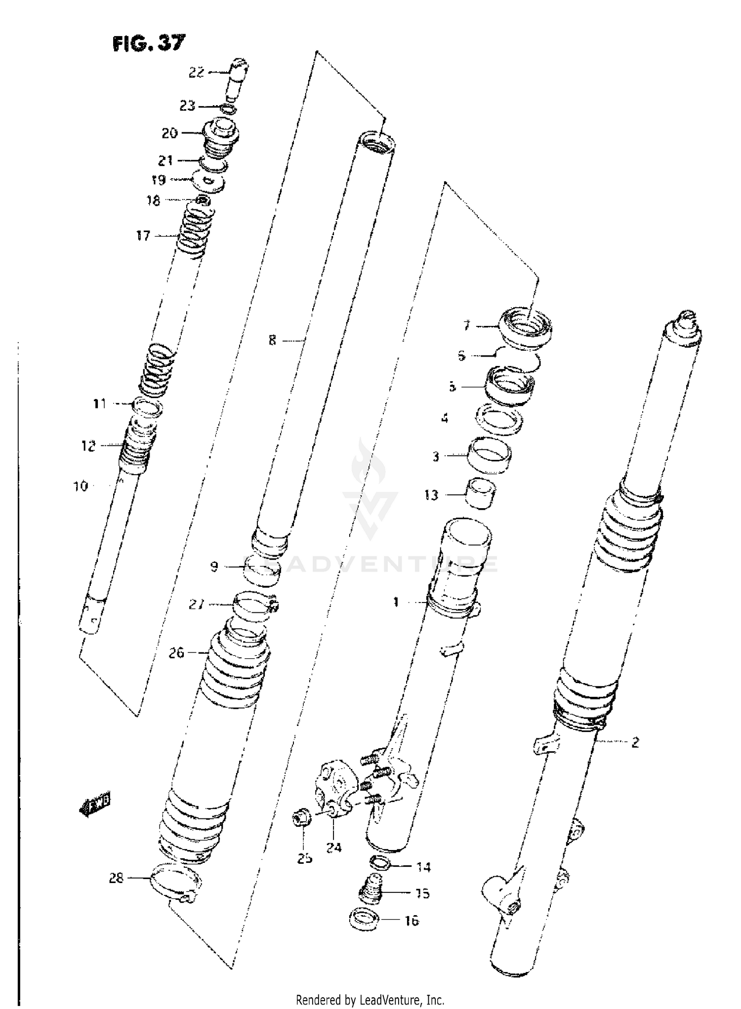 FRONT DAMPER (MODEL L/M/N/P)
