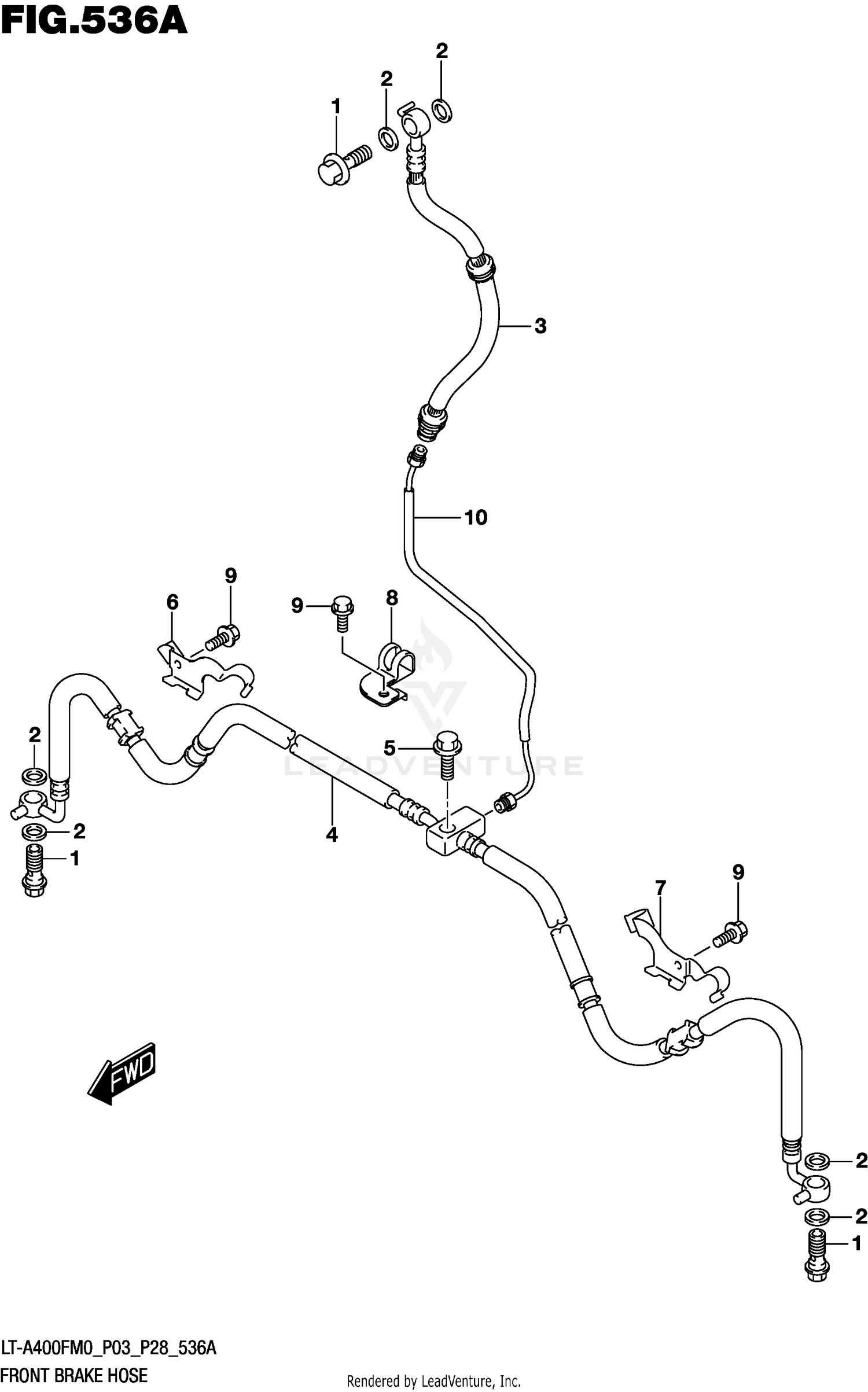 FRONT BRAKE HOSE
