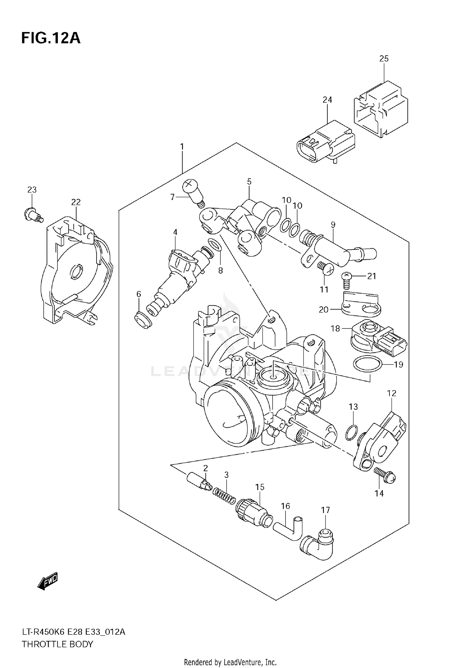 THROTTLE BODY (MODEL K9)