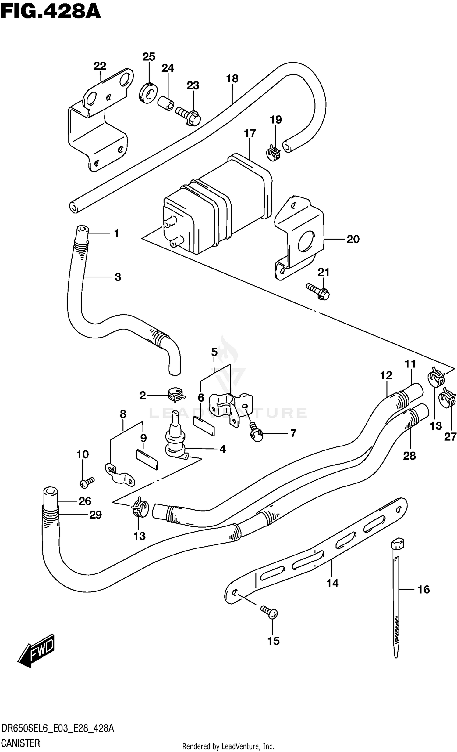CANISTER (DR650SEL6 E33)