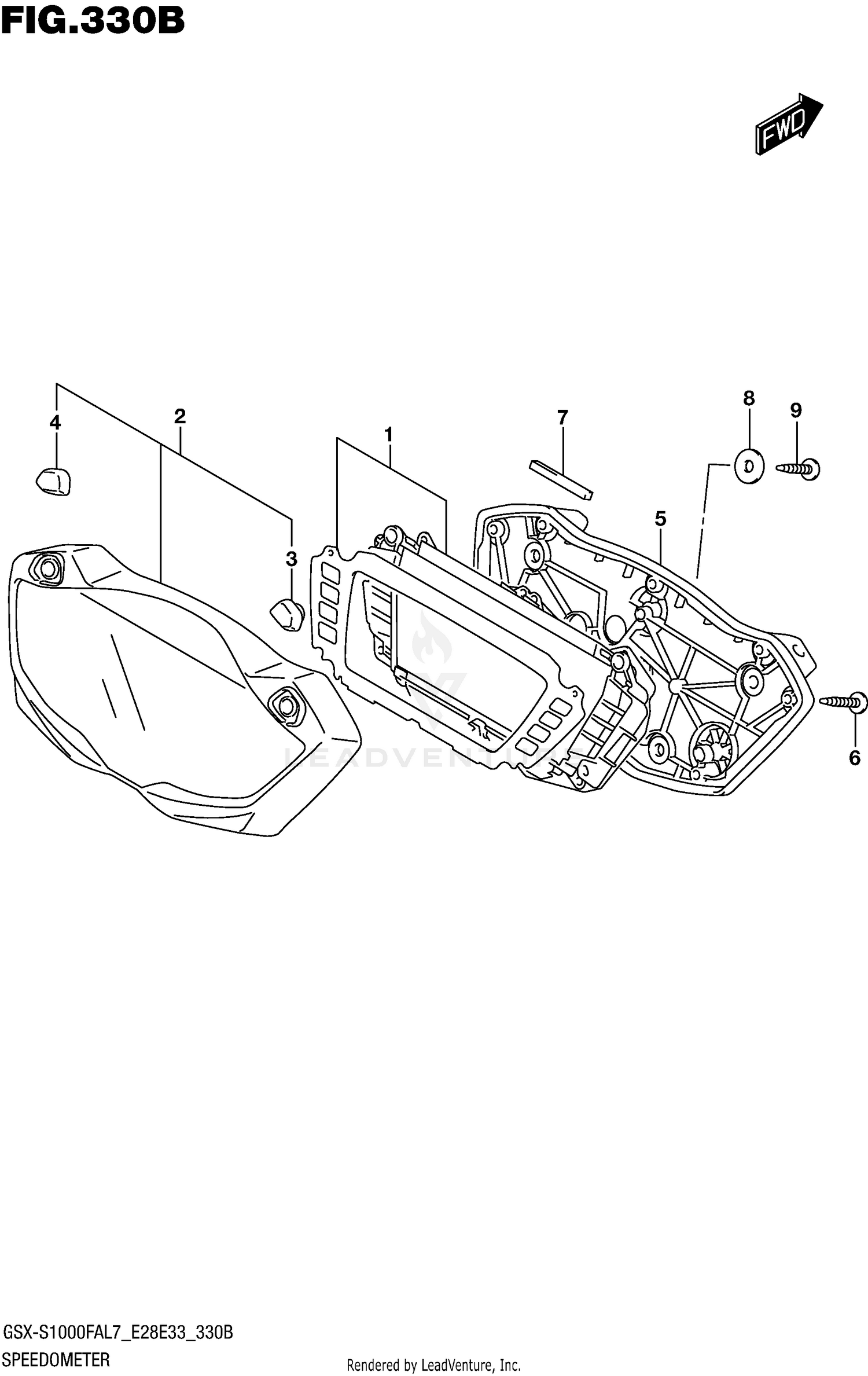 SPEEDOMETER (GSX-S1000FAL7 E33)