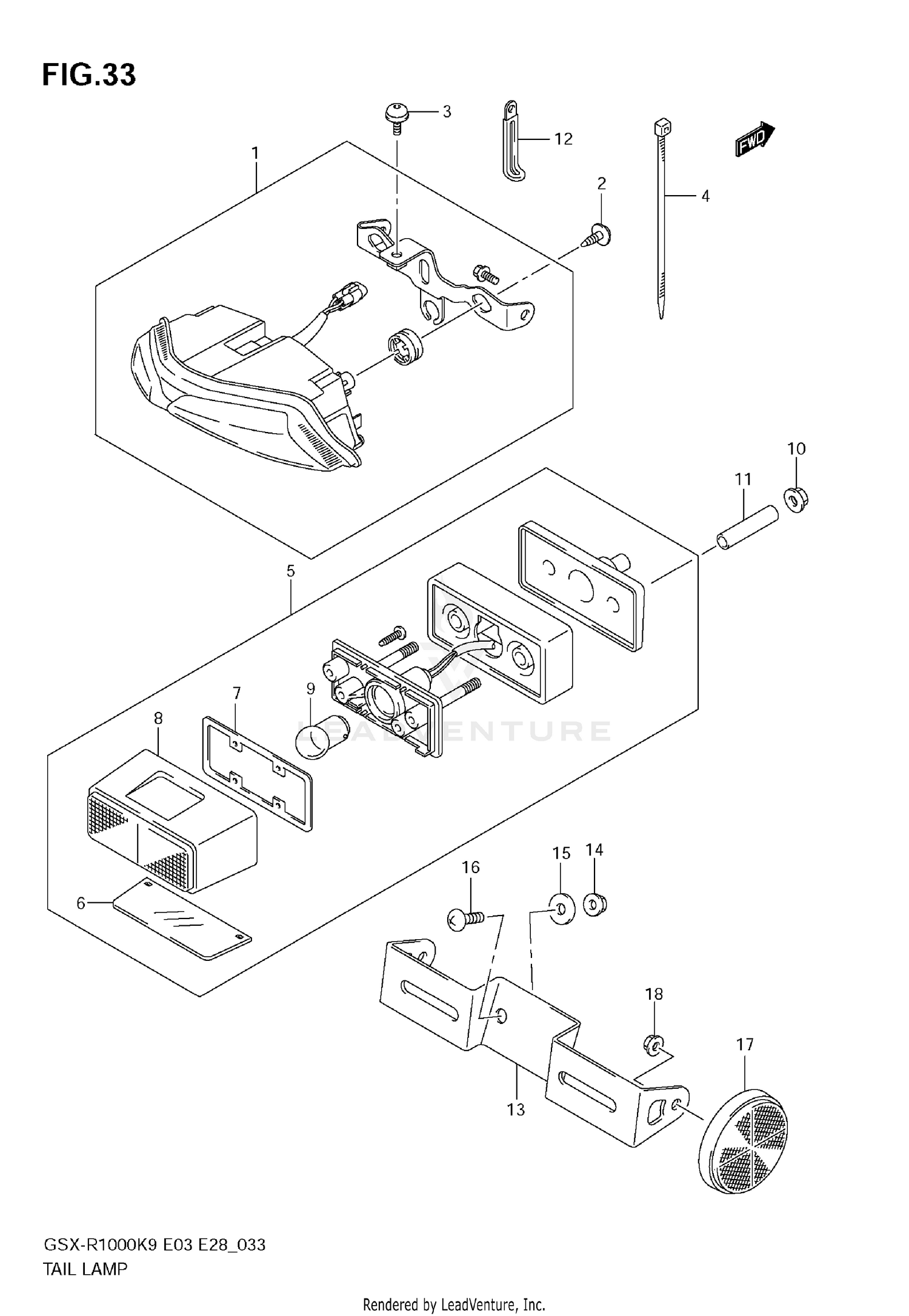REAR COMBINATION LAMP
