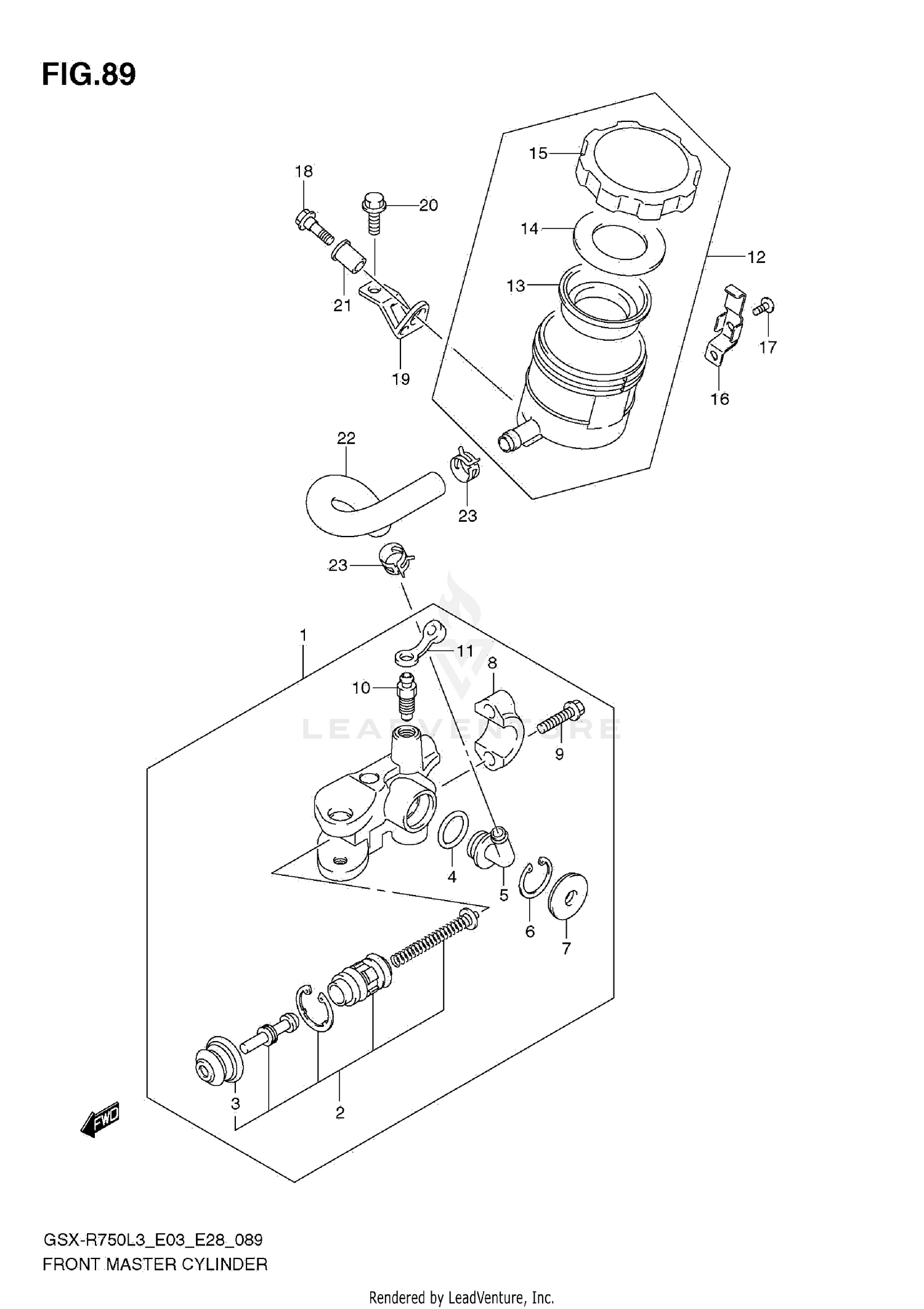 FRONT MASTER CYLINDER