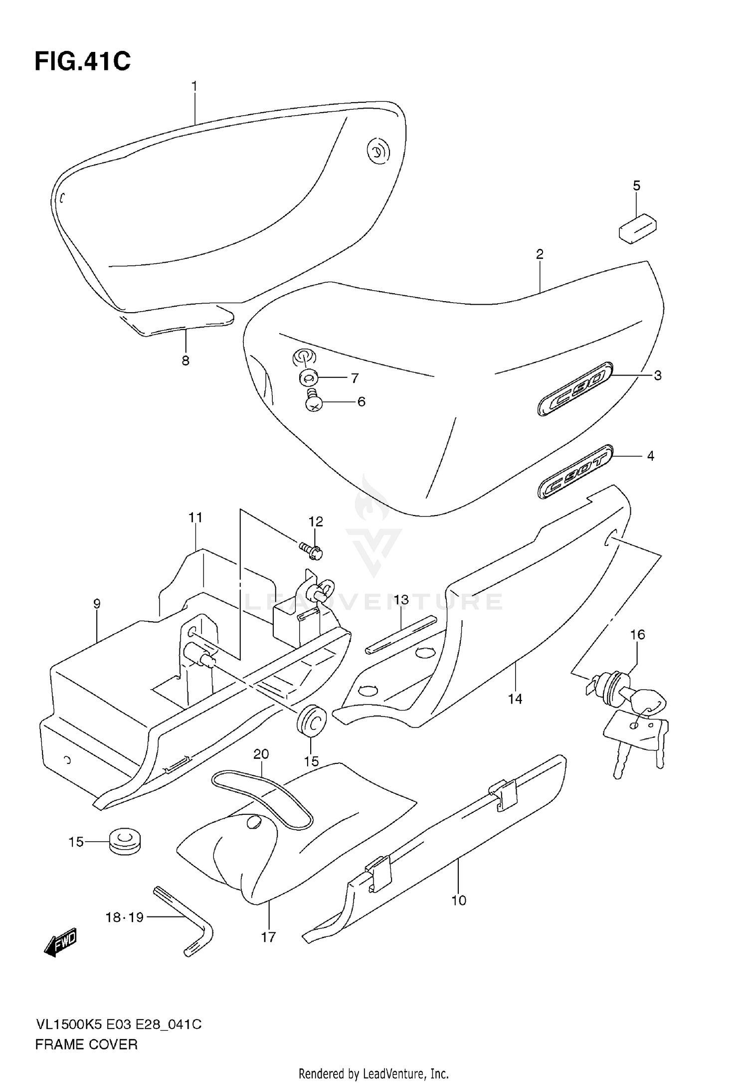 FRAME COVER (MODEL K9)