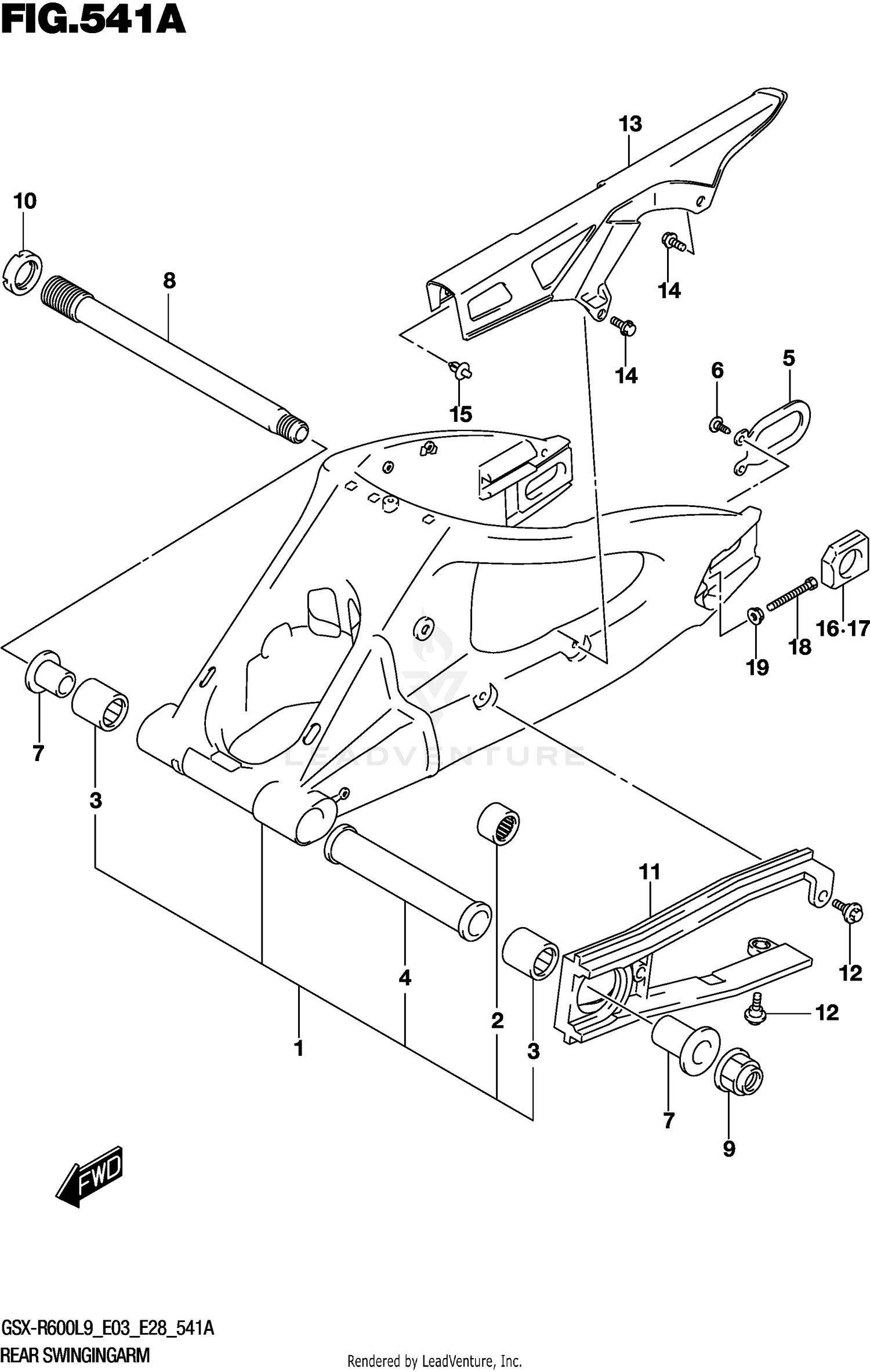 REAR SWINGINGARM