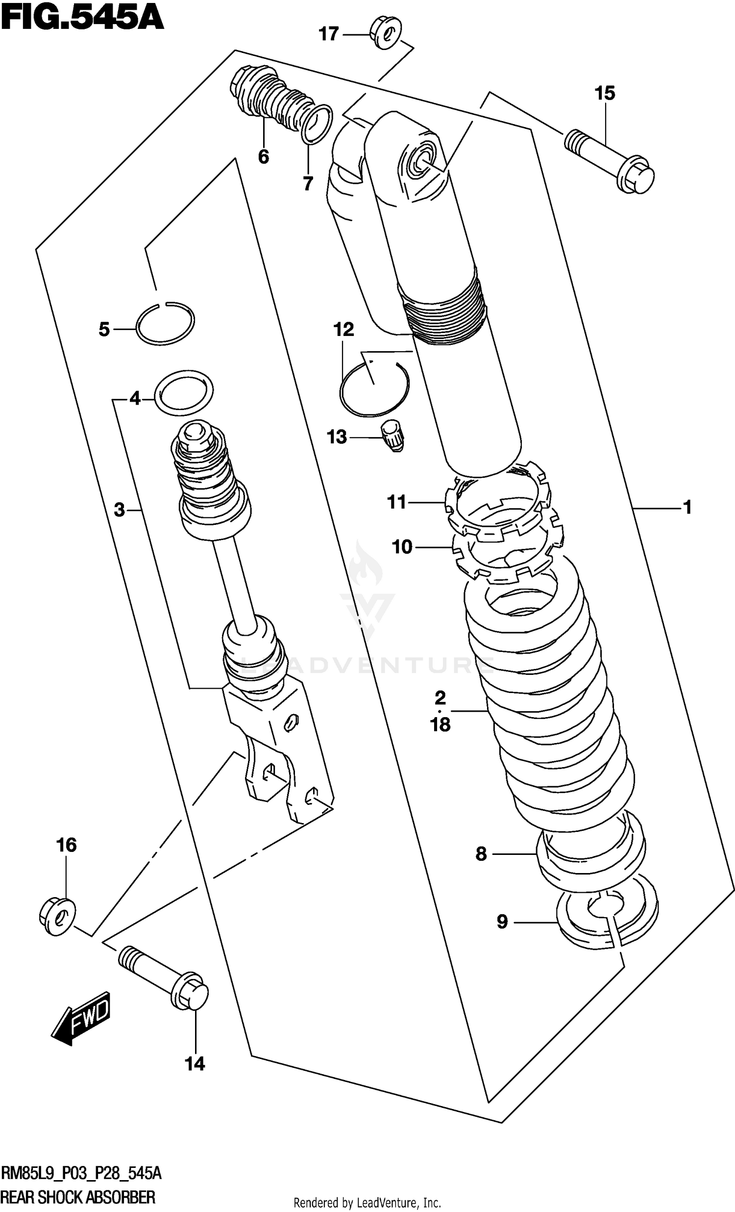 REAR SHOCK ABSORBER