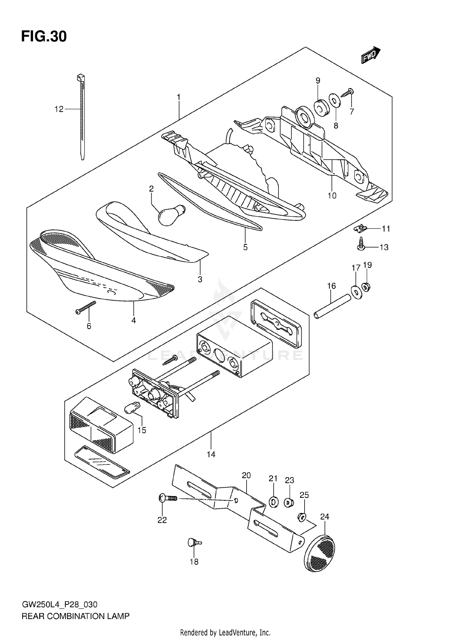 REAR COMBINATION LAMP