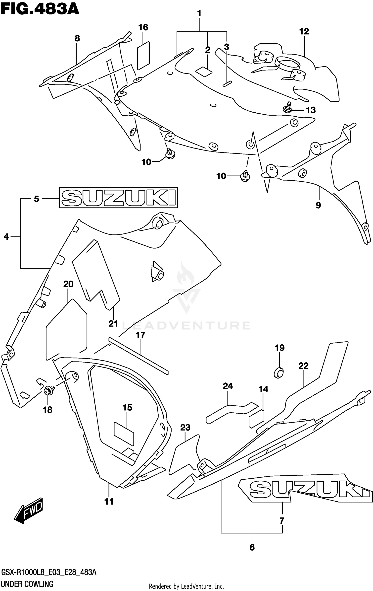 UNDER COWLING (GSX-R1000L8 E03)