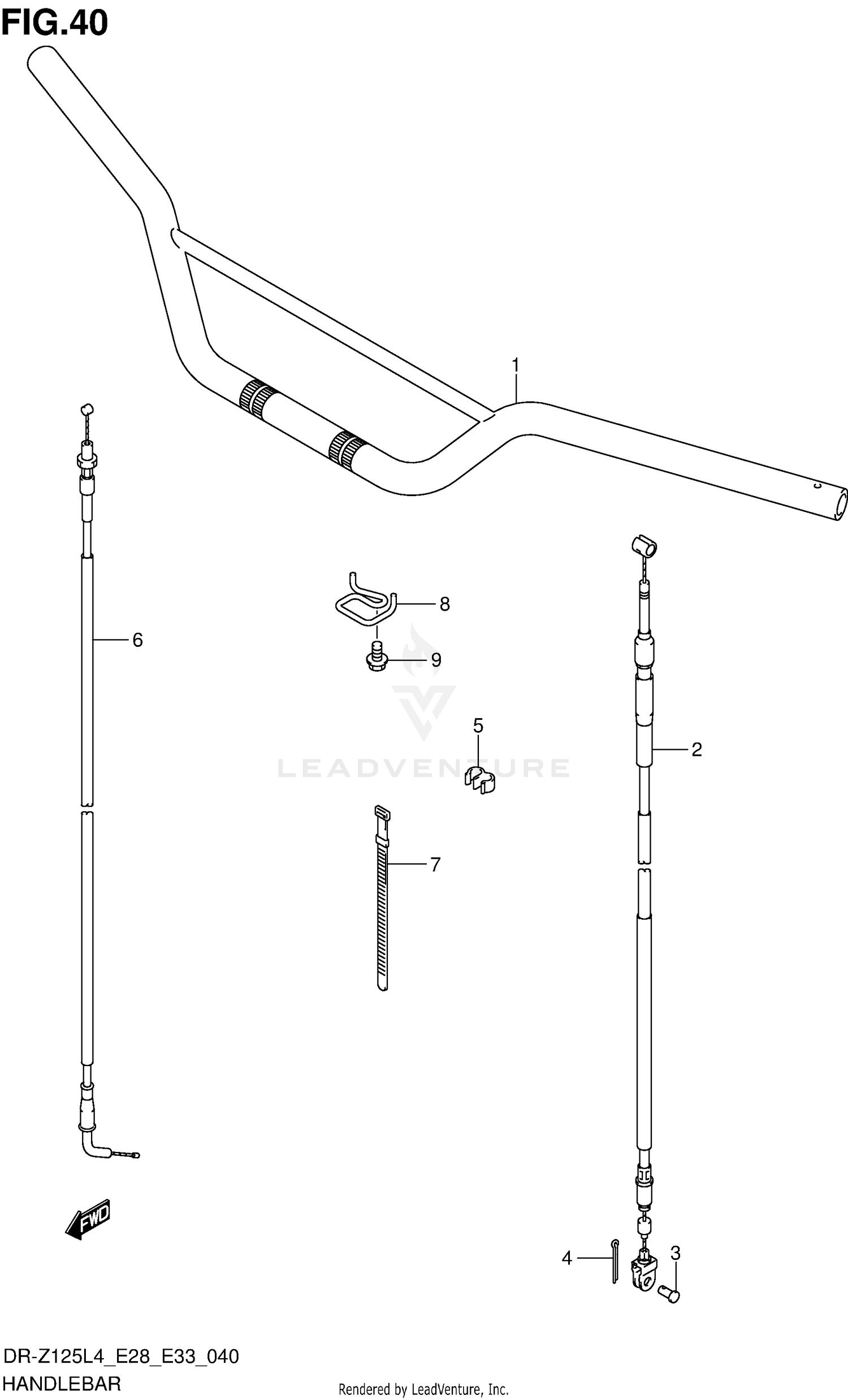 HANDLEBAR (DR-Z125LL4 E33)
