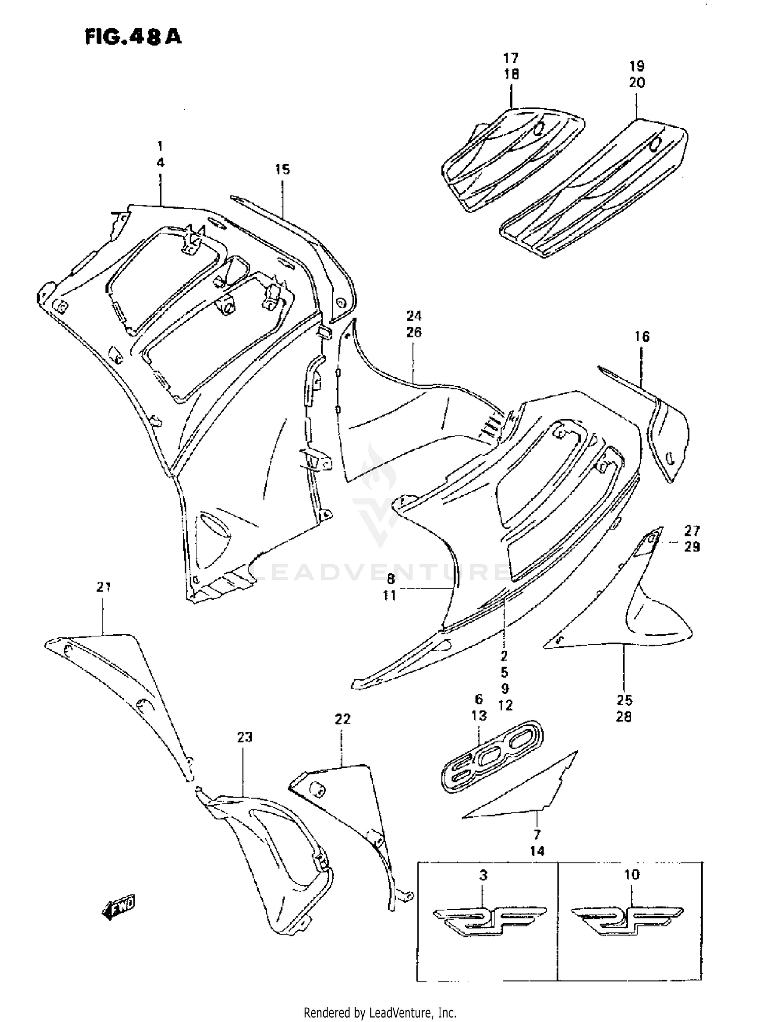 UNDER COWLING BODY (MODEL S/T)