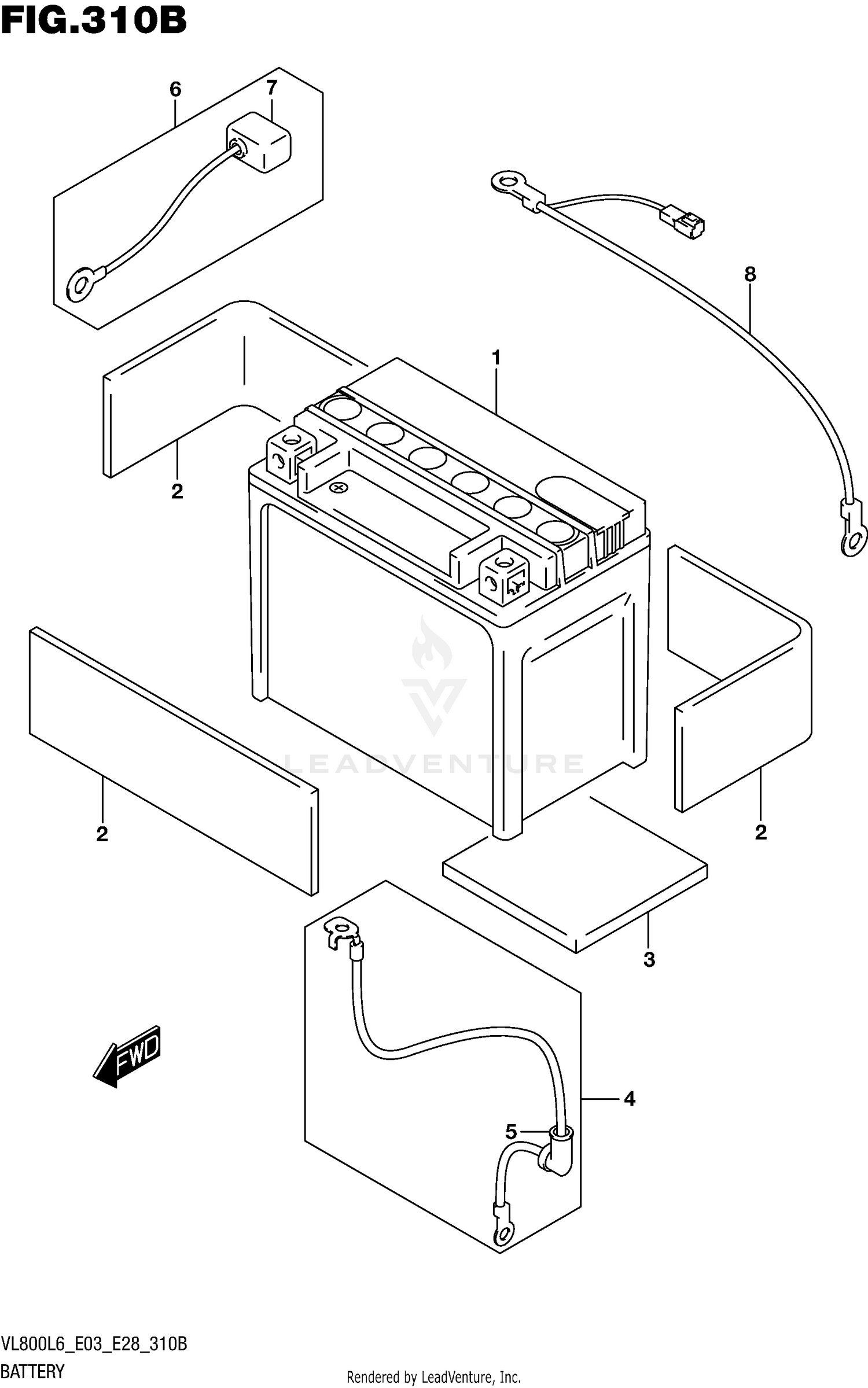 BATTERY (VL800L6 E28)