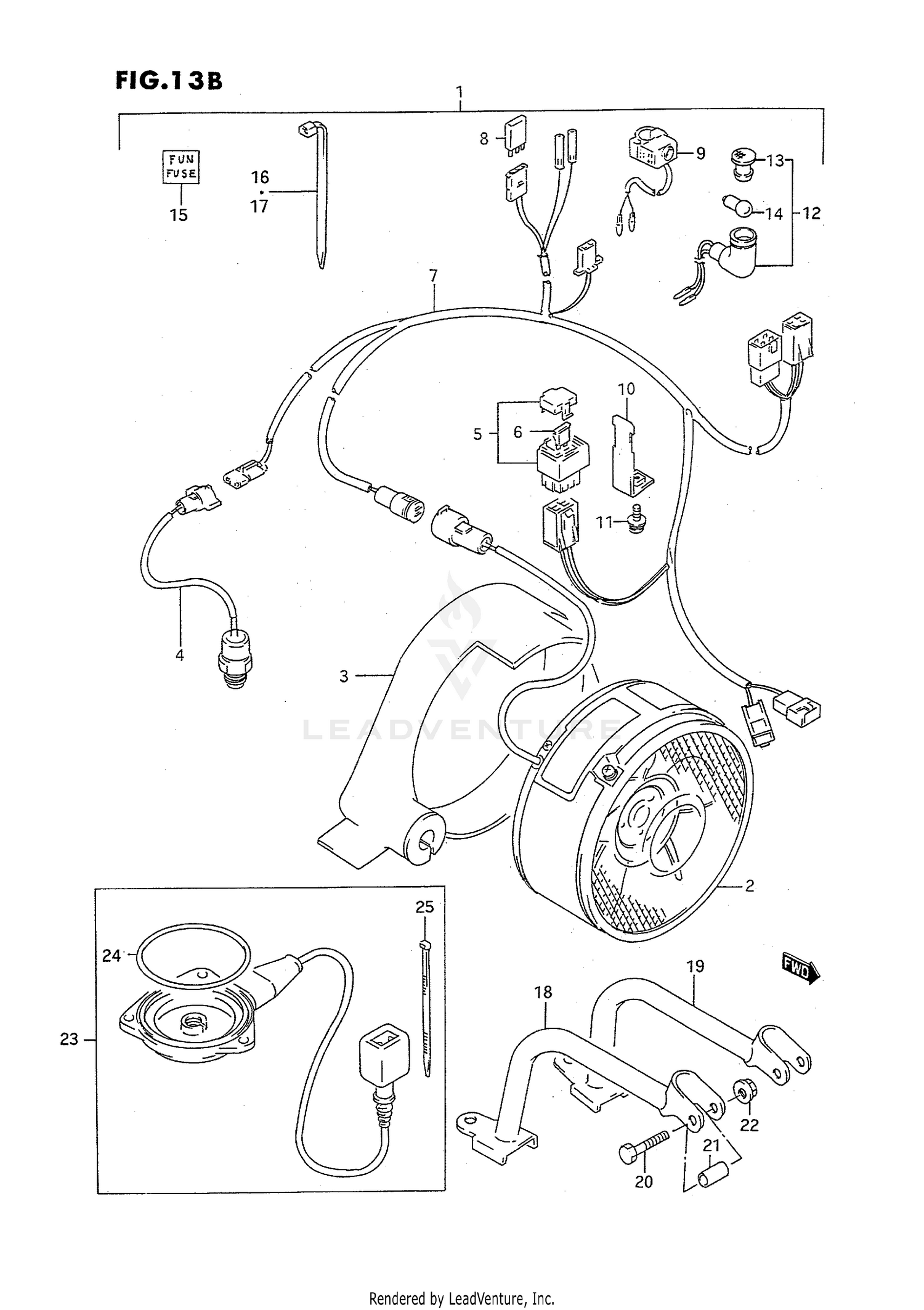 COOLING FAN (MODEL N/P/R/S:OPTIONAL)