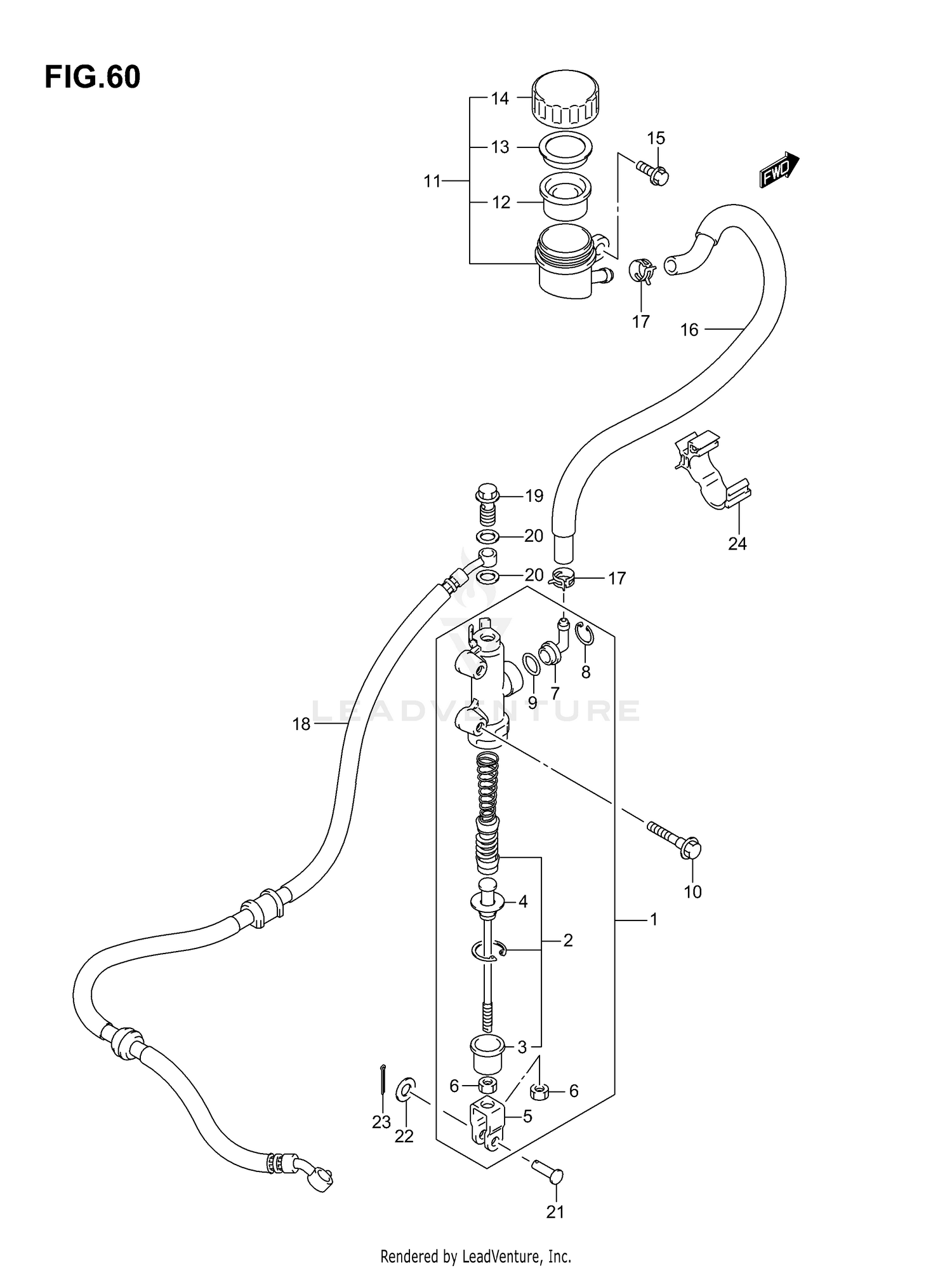 REAR MASTER CYLINDER