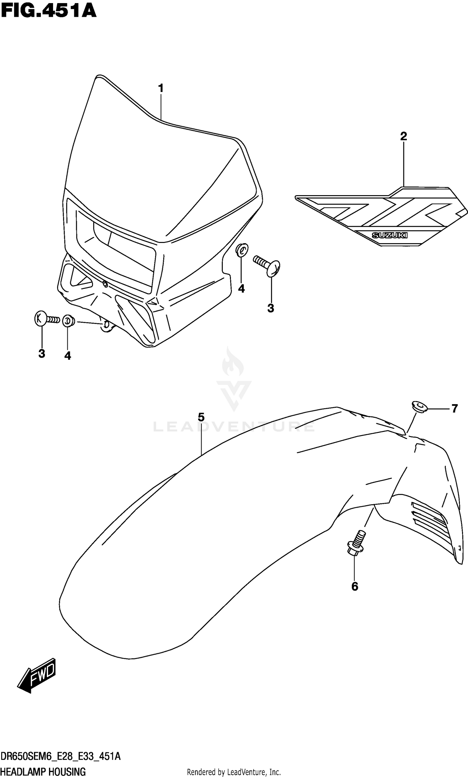 HEADLAMP HOUSING