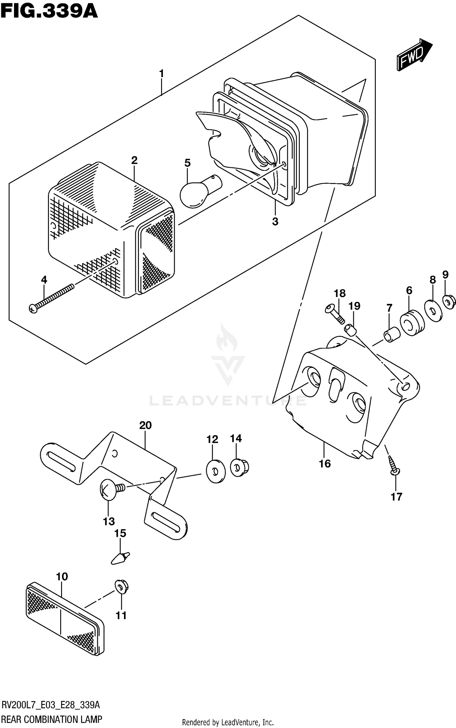REAR COMBINATION LAMP