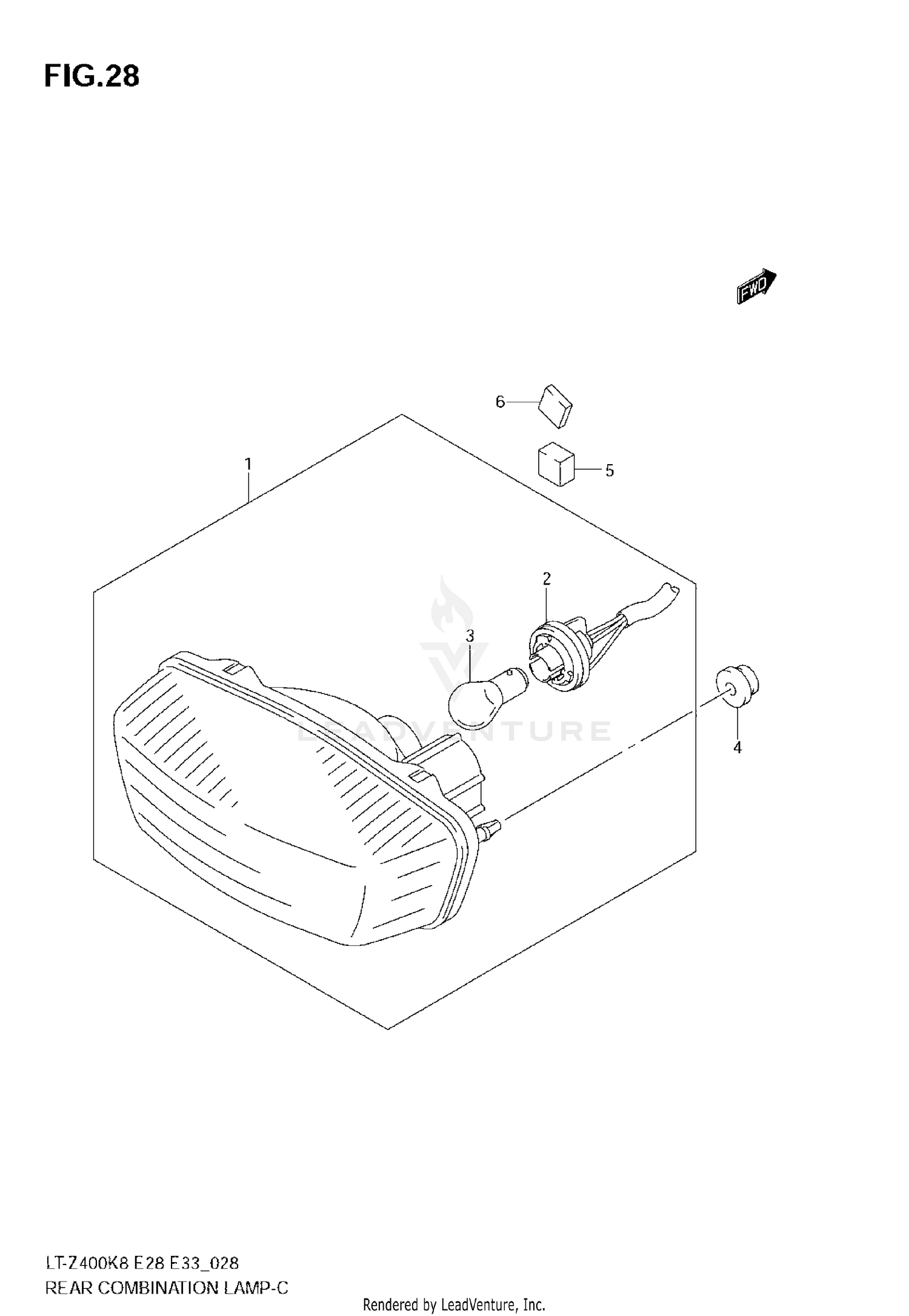 REAR COMBINATION (E33)