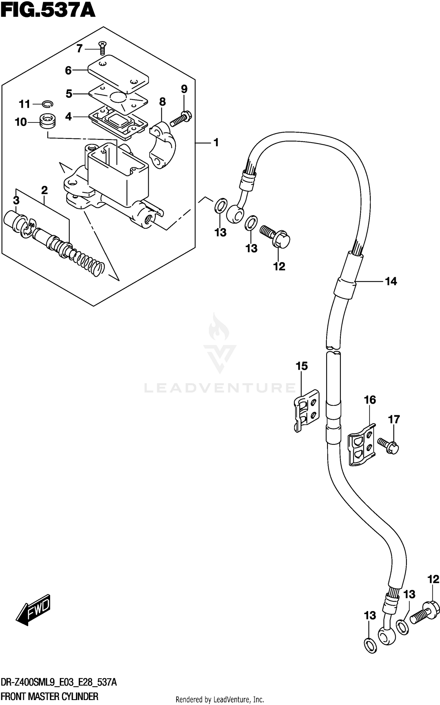 FRONT MASTER CYLINDER