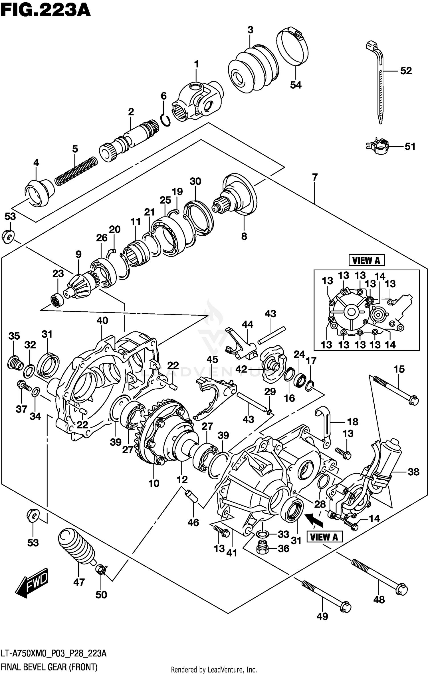 FINAL BEVEL GEAR (FRONT)