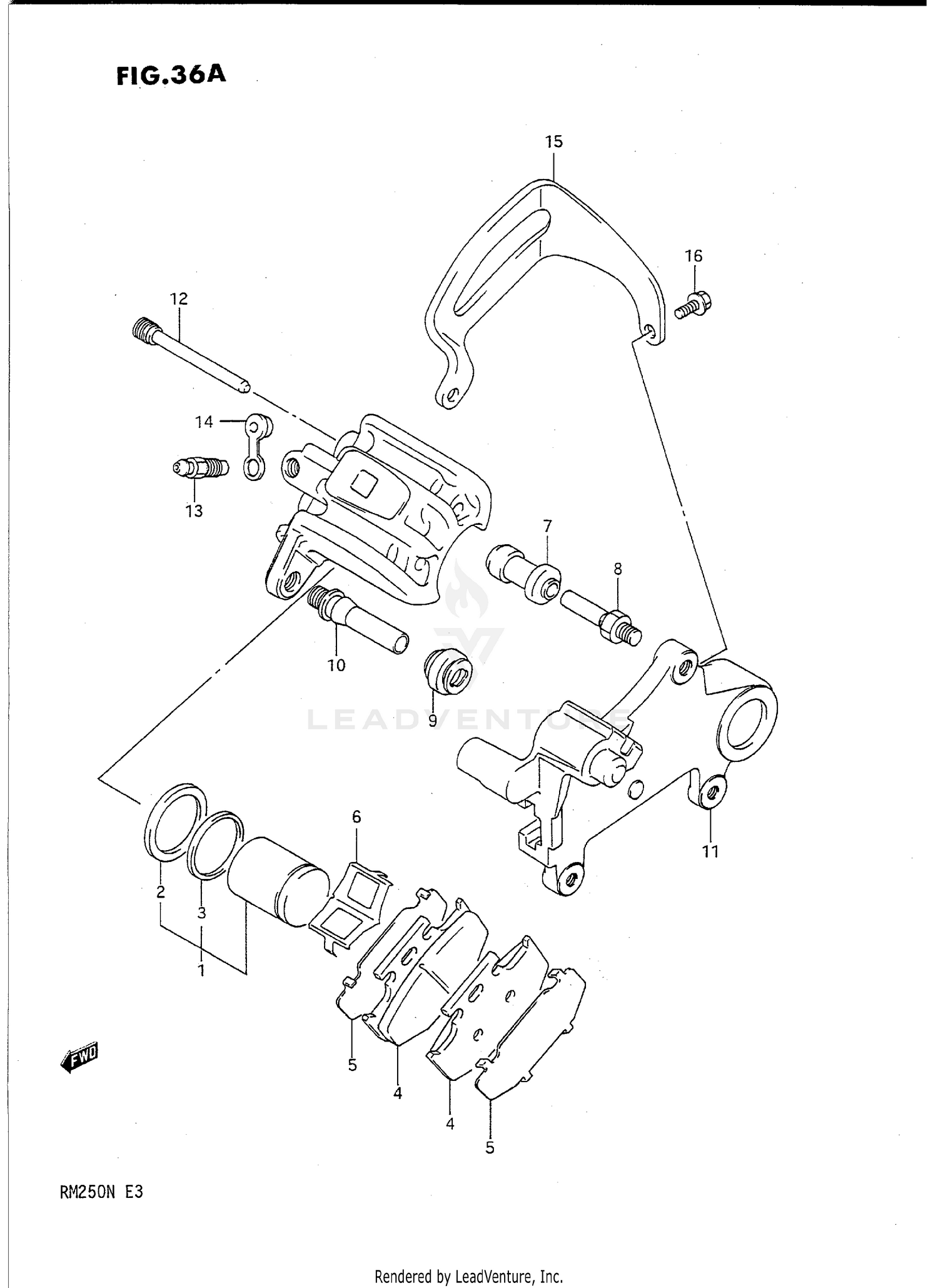 REAR CALIPERS (MODEL L)