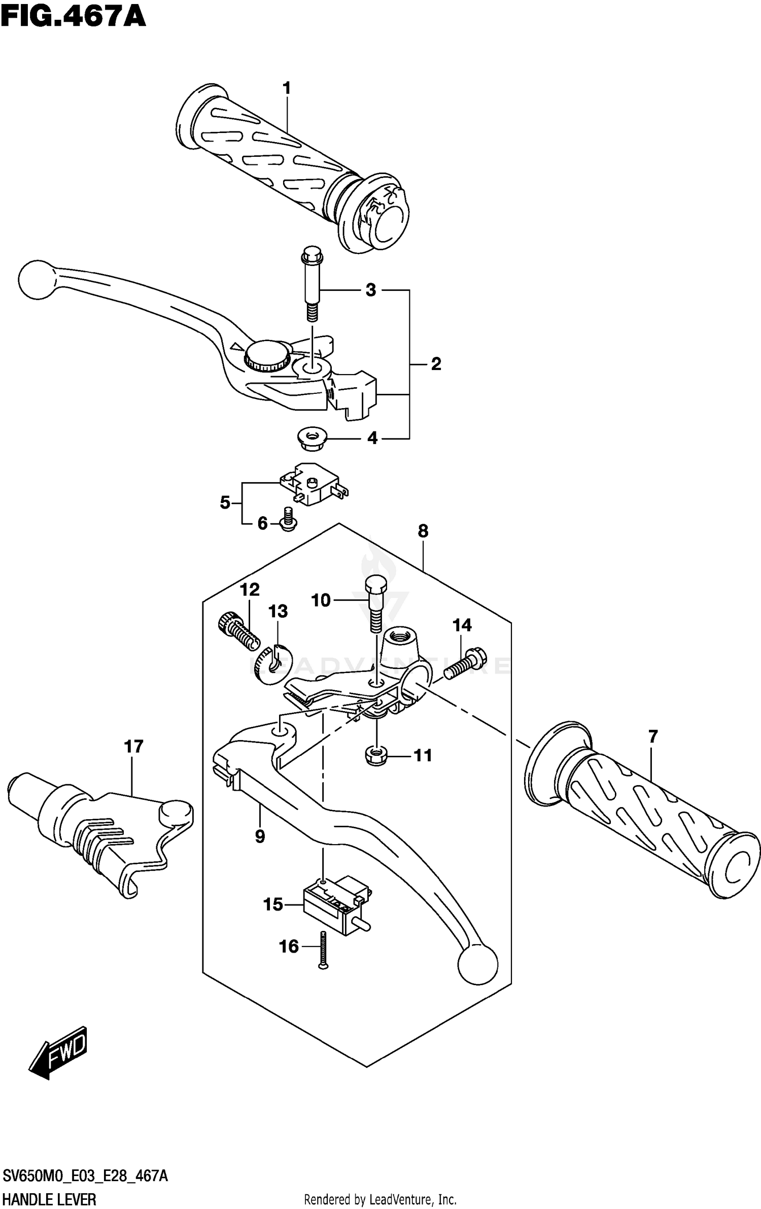 HANDLE LEVER
