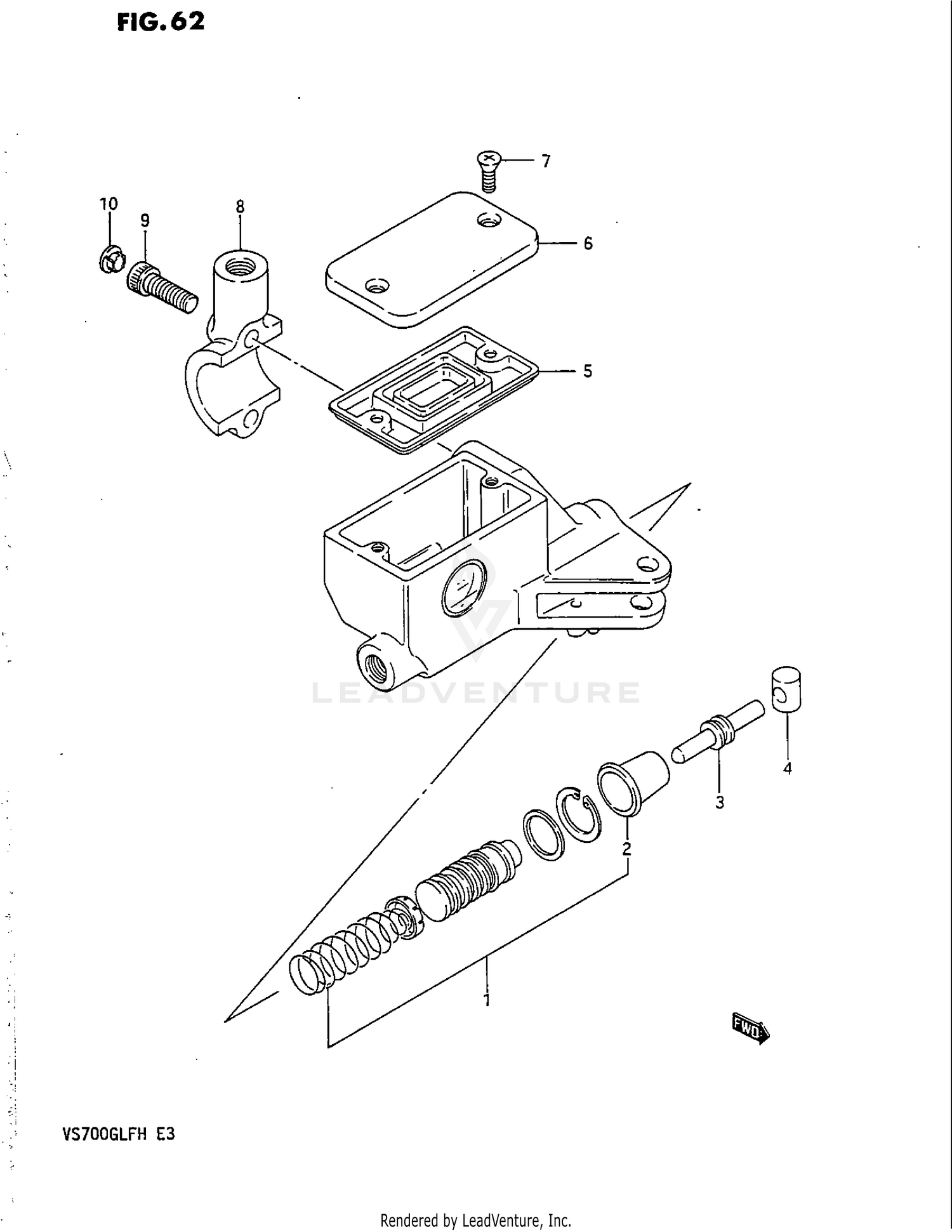 CLUTCH MASTER CYLINDER (VS700GLPG/GLEPG/GLPH/GLEPH)