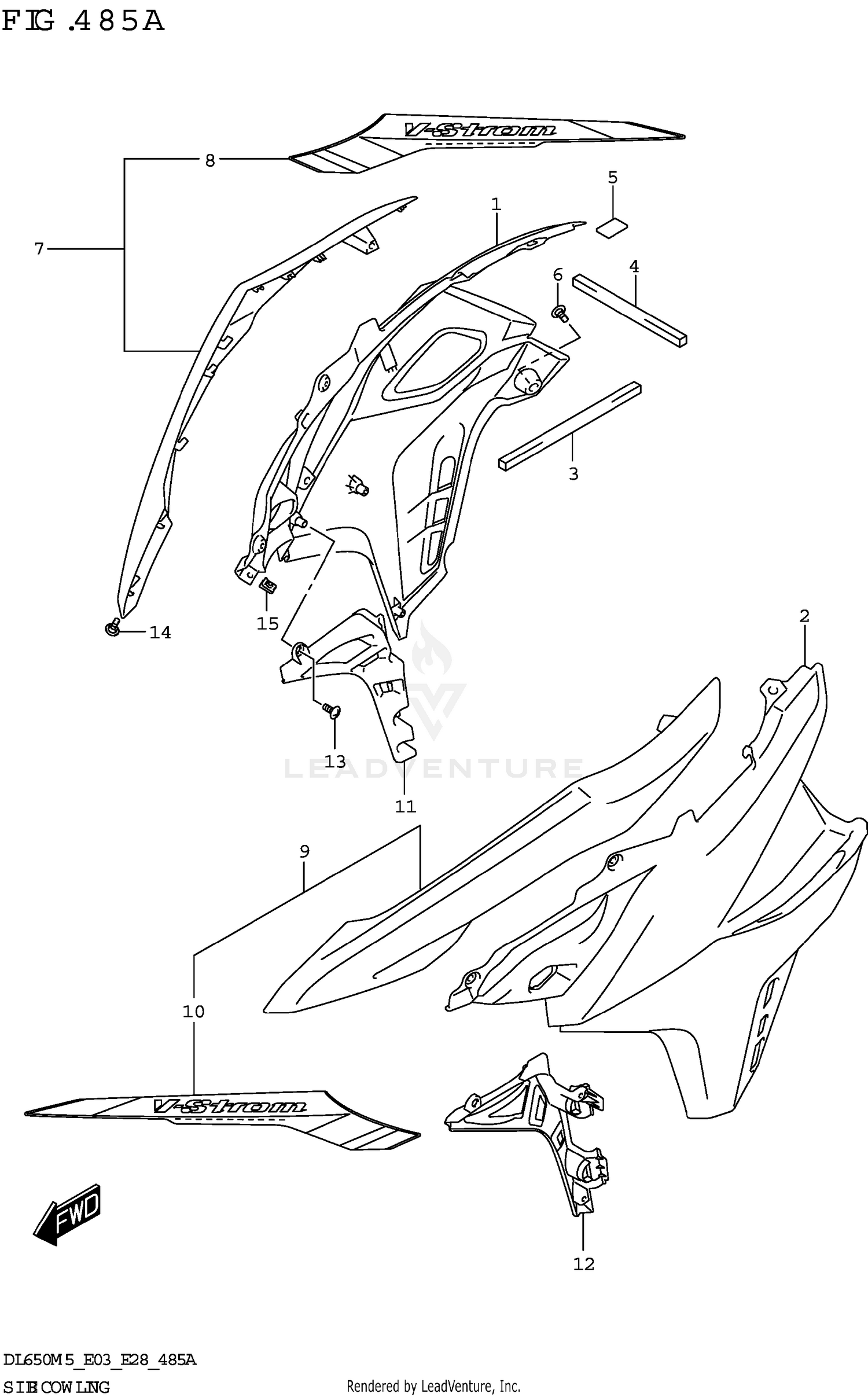 SIDE COWLING (DL650A)