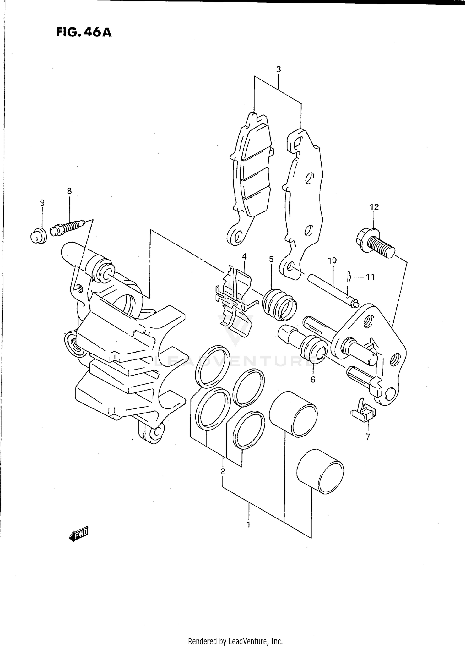 FRONT CALIPER (MODEL T)