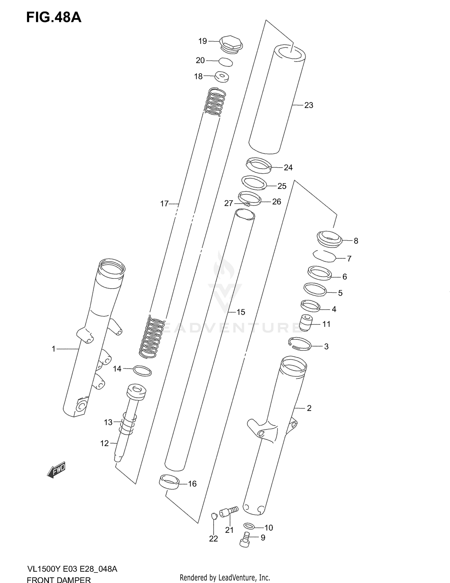FRONT DAMPER (MODEL K1)
