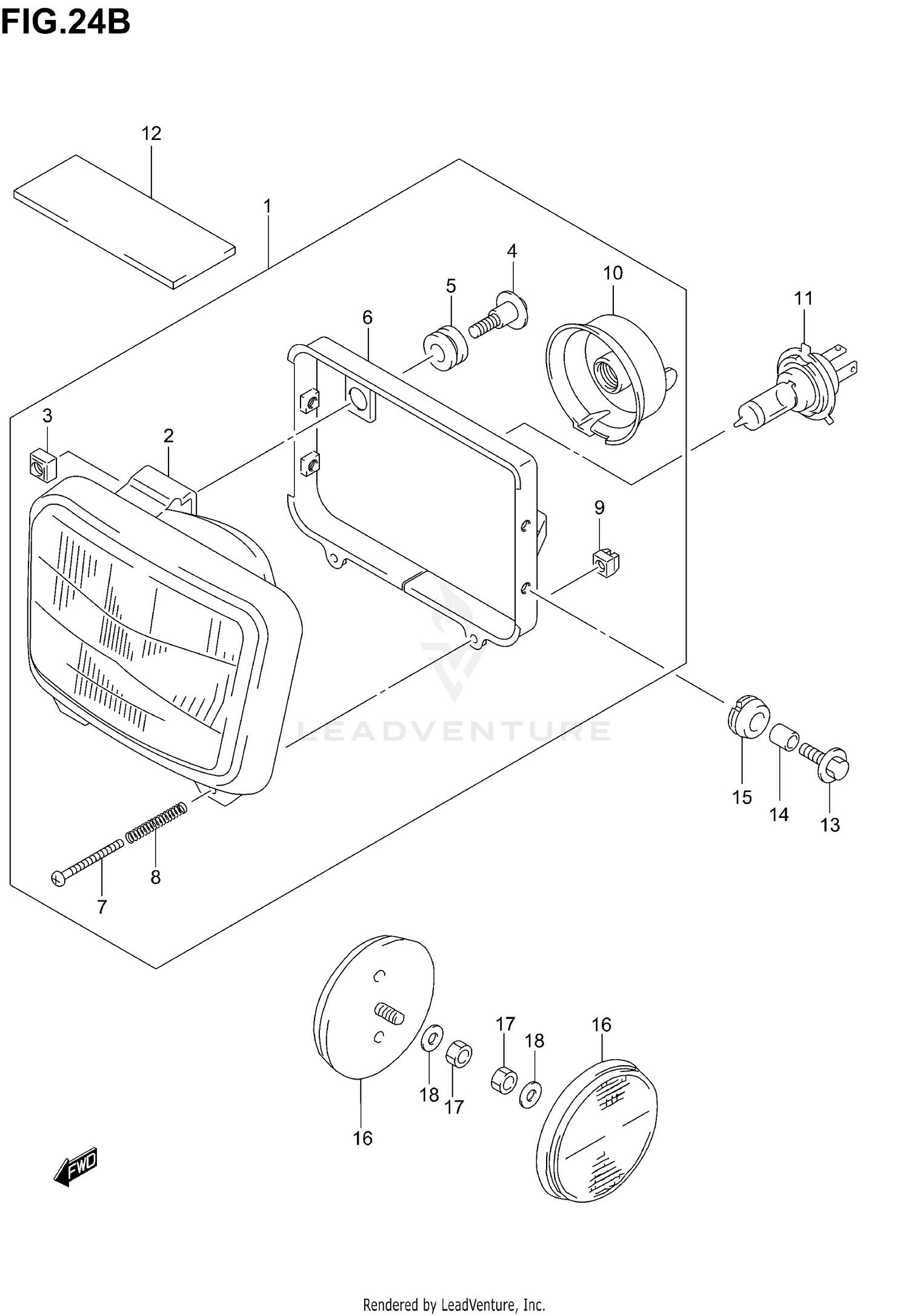 HEADLAMP (MODEL K3/K4/K5)