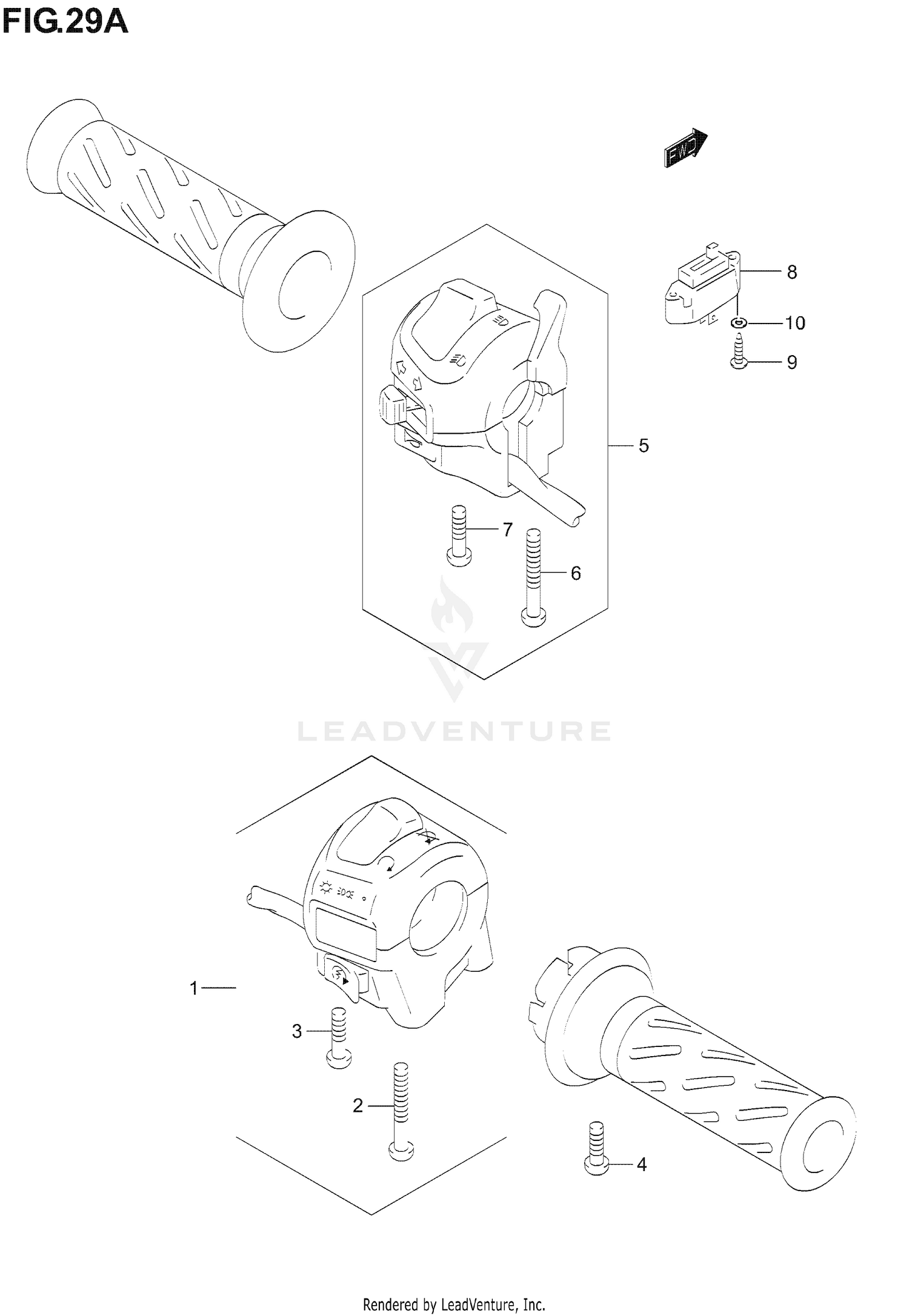 HANDLE SWITCH (MODEL K6)