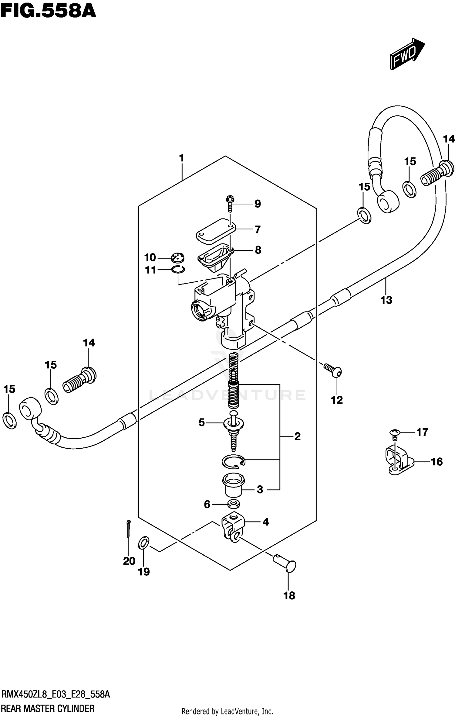 REAR MASTER CYLINDER