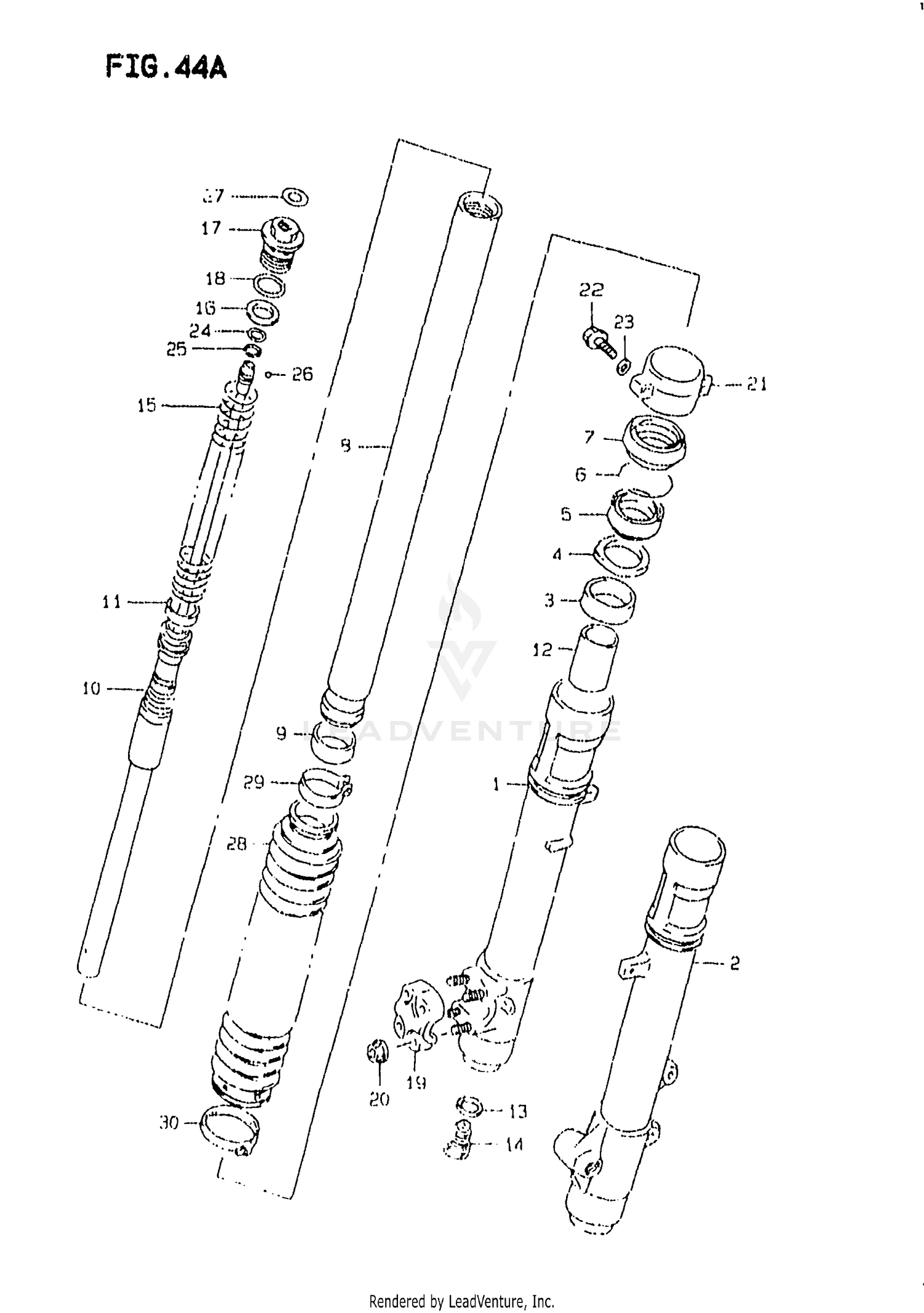 FRONT DAMPER (MODEL W/X)