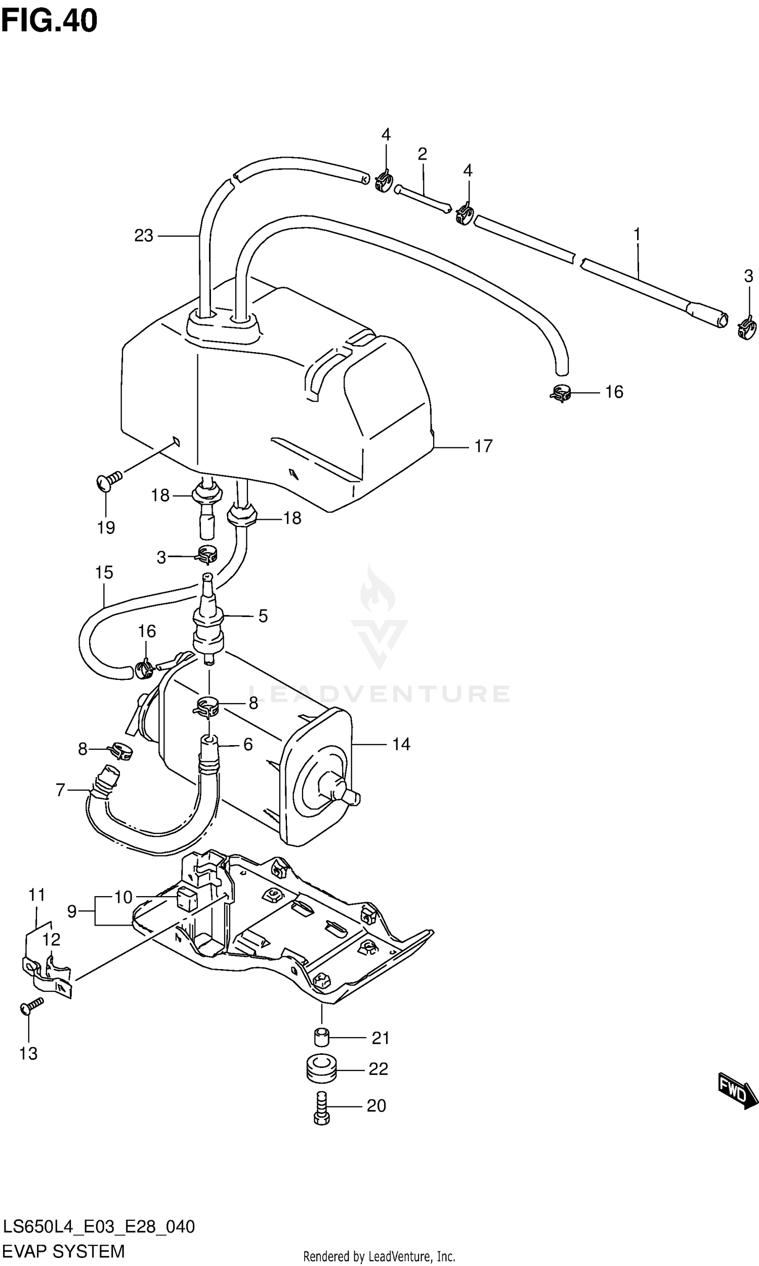 EVAP SYSTEM (LS650L4 E33)