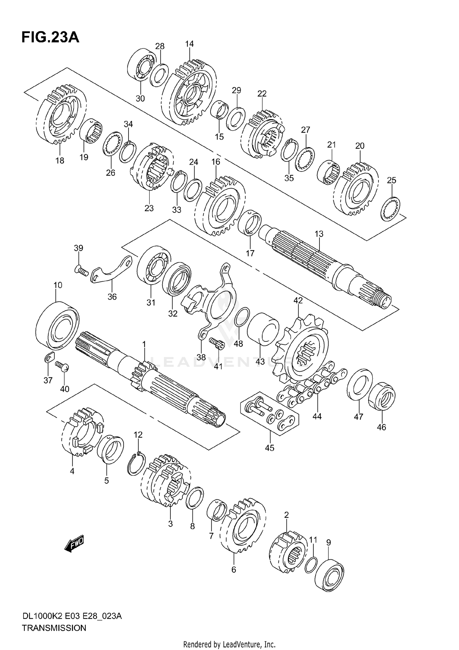 TRANSMISSION (MODEL K4/K5/K6)