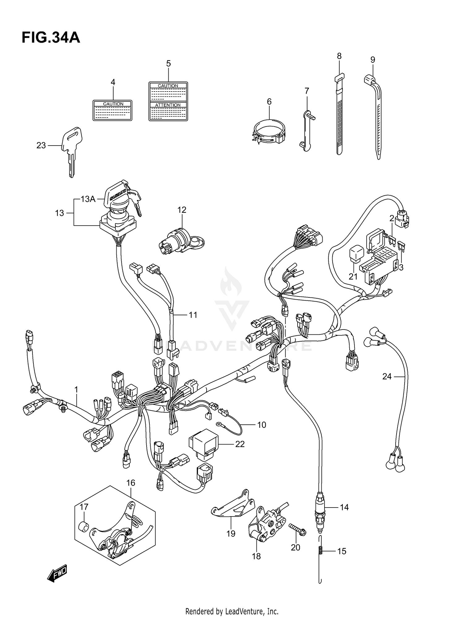 WIRING HARNESS (MODEL K6/K7)