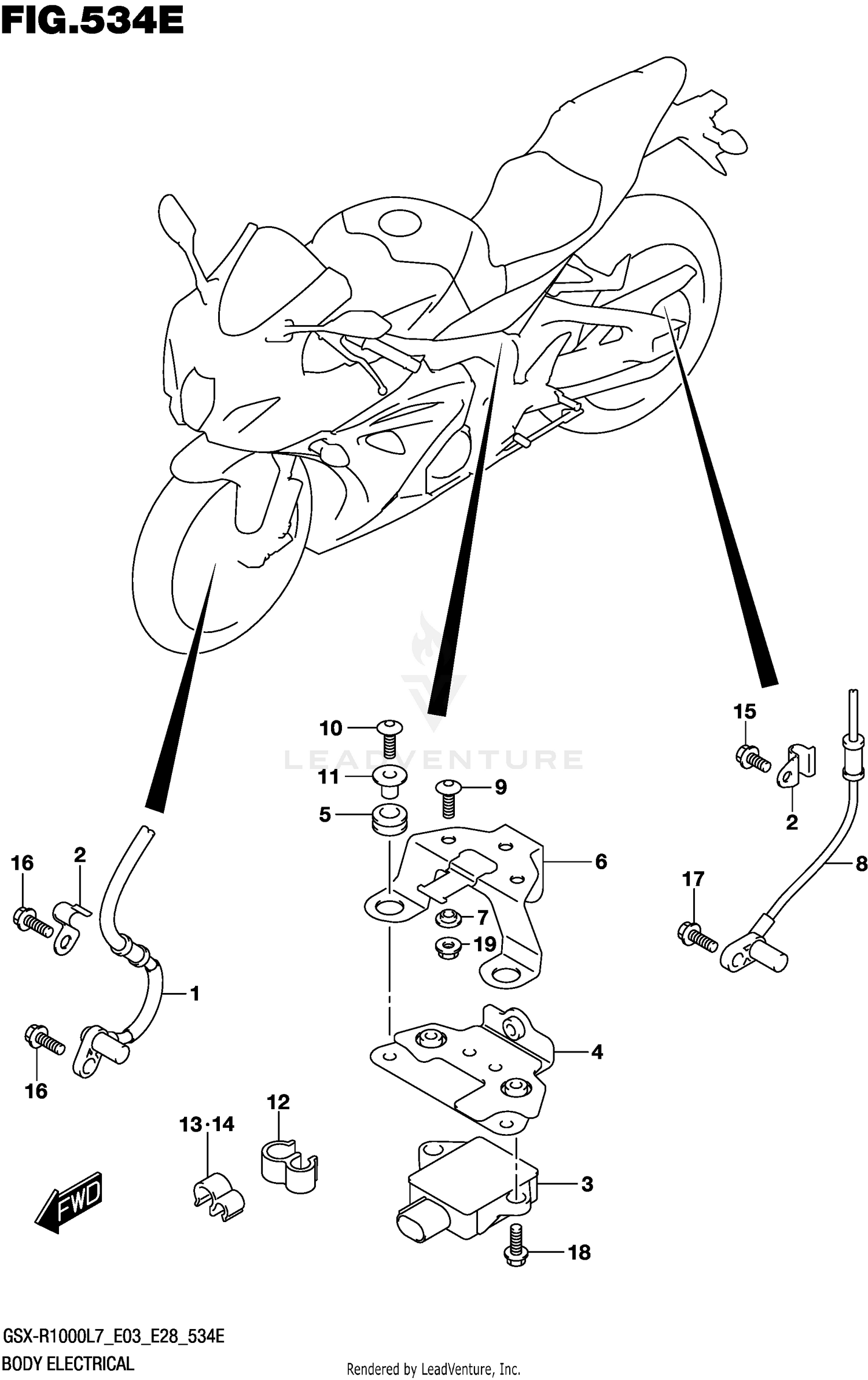 BODY ELECTRICAL (GSX-R1000AL7 E28)