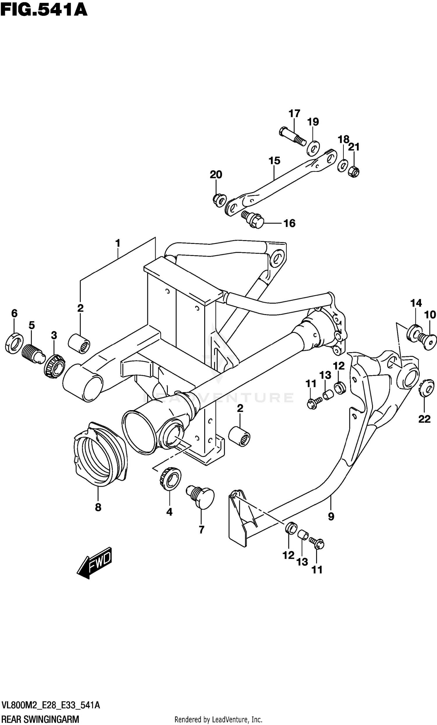 REAR SWINGINGARM