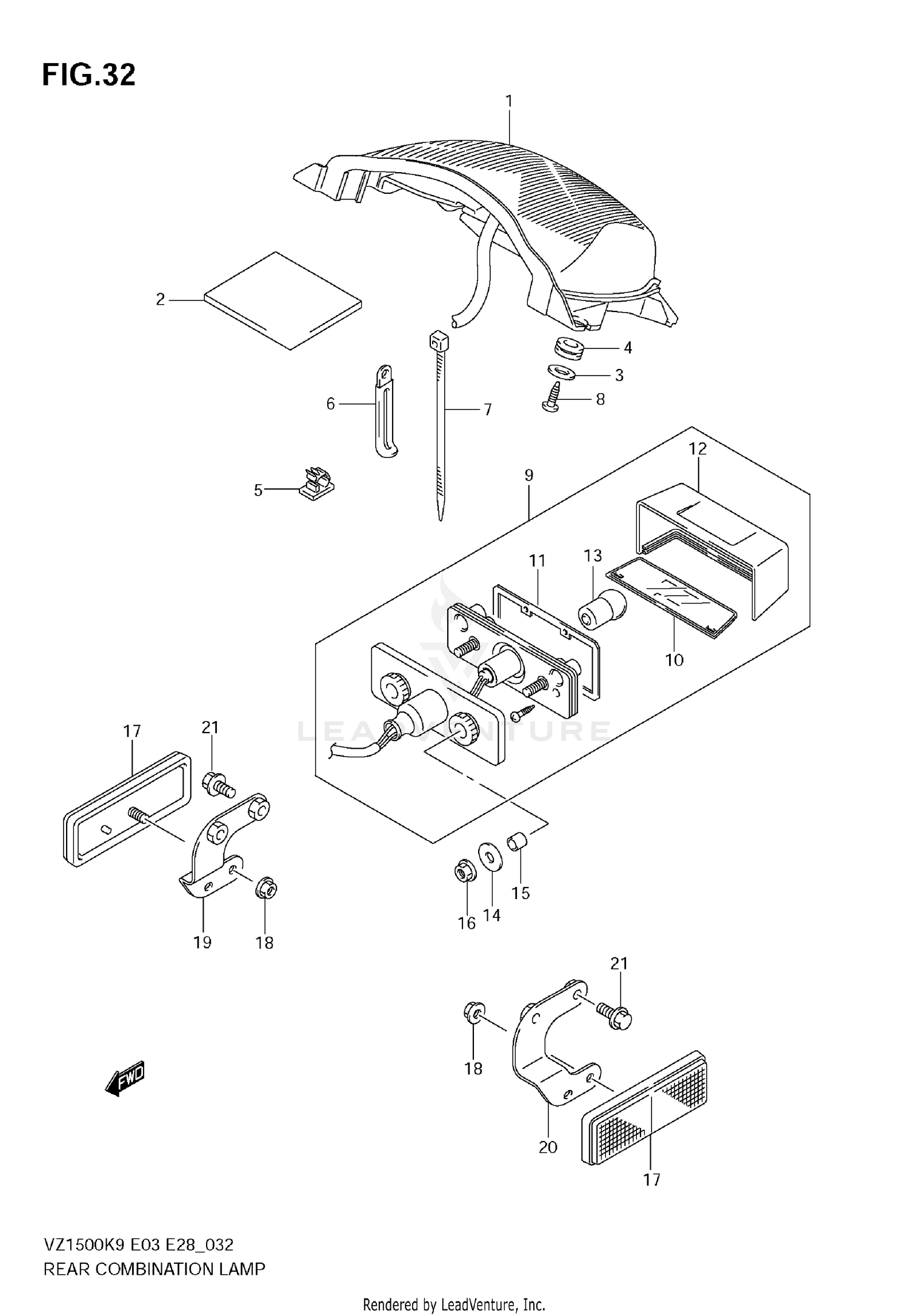 REAR COMBINATION LAMP