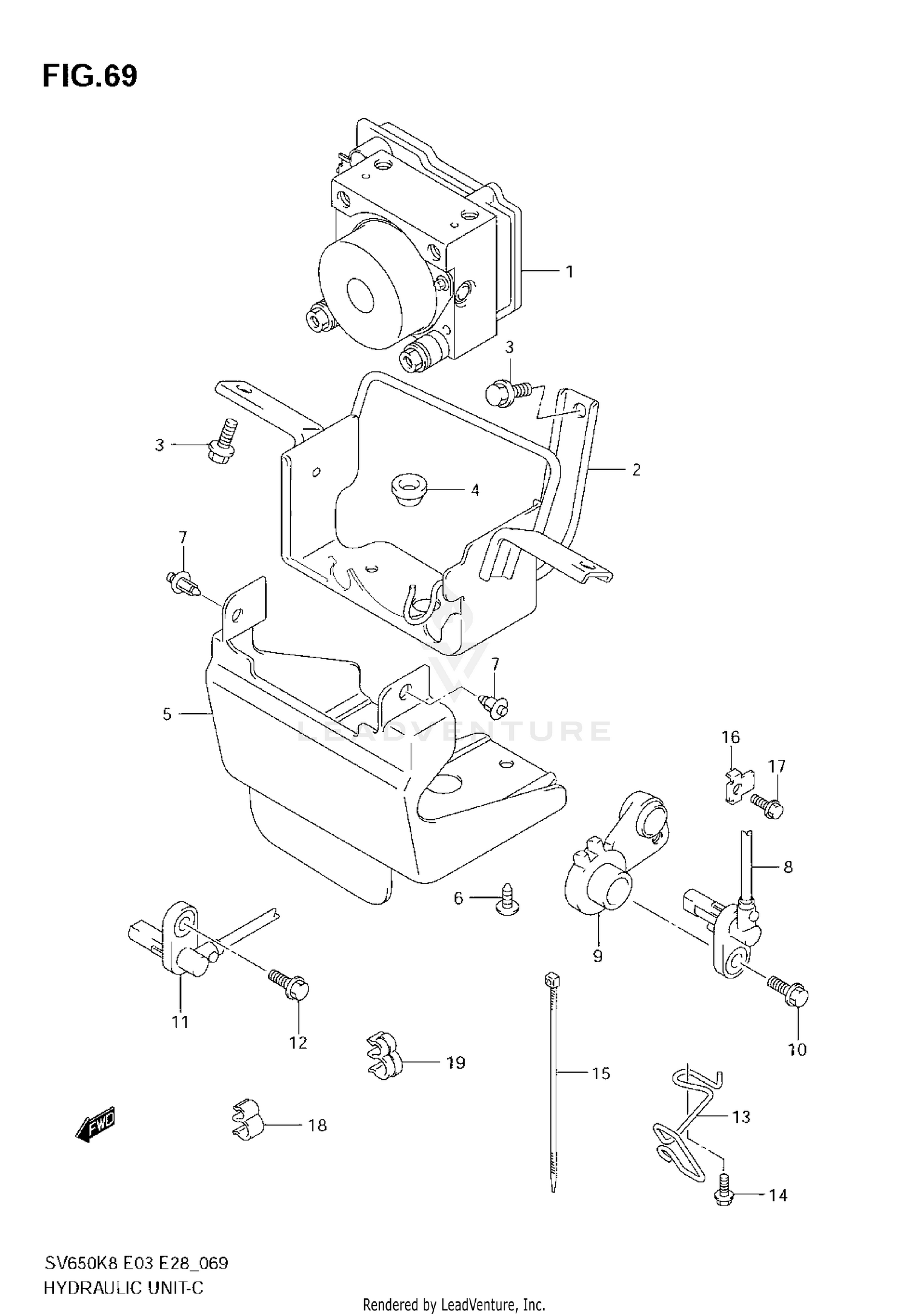 HYDRAULIC UNIT(SV650AK8/SAK8)