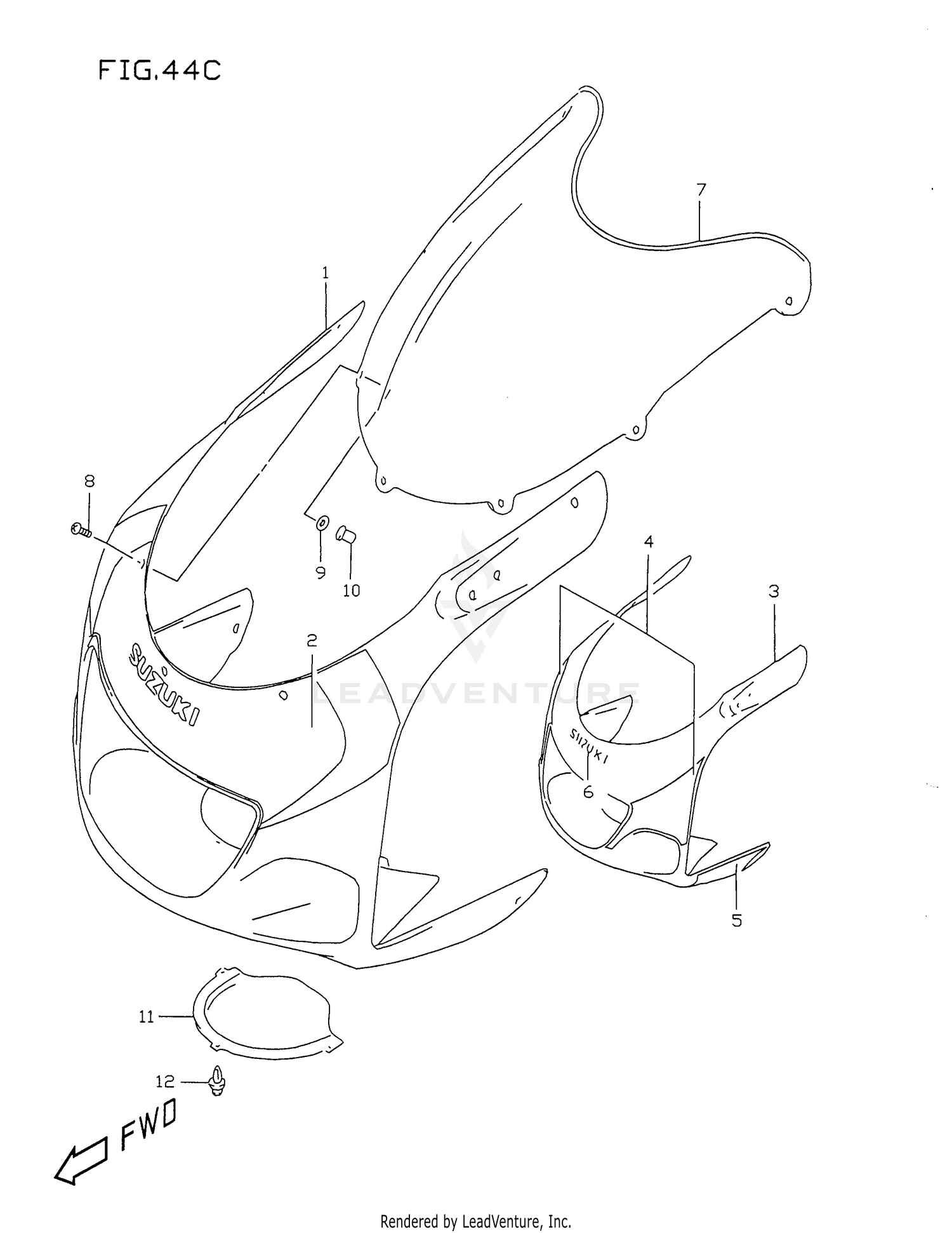 COWLING BODY (MODEL X)
