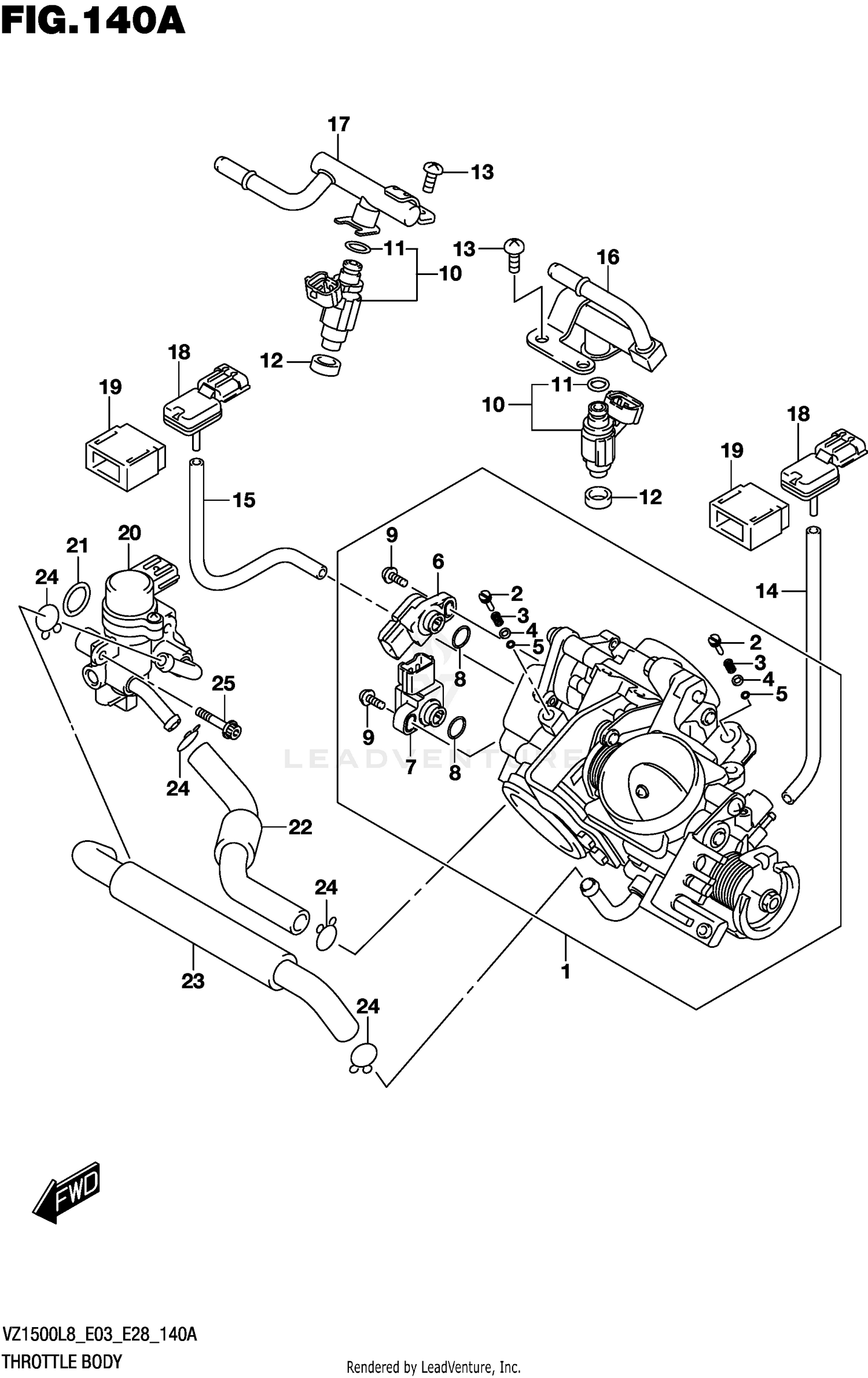 THROTTLE BODY (VZ1500L8 E03)