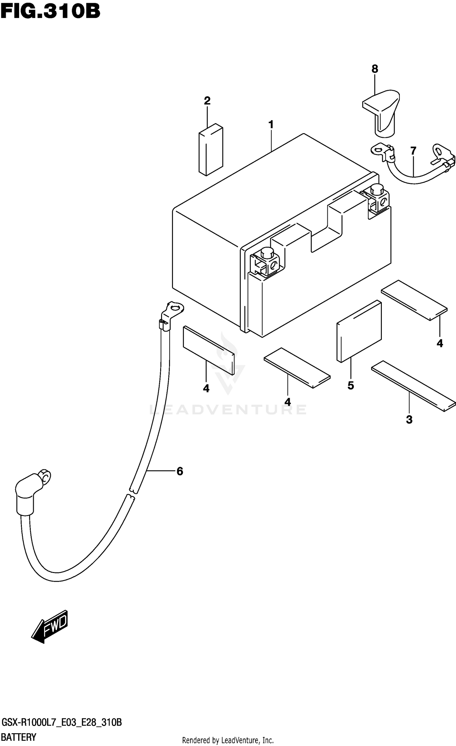 BATTERY (GSX-R1000L7 E28)